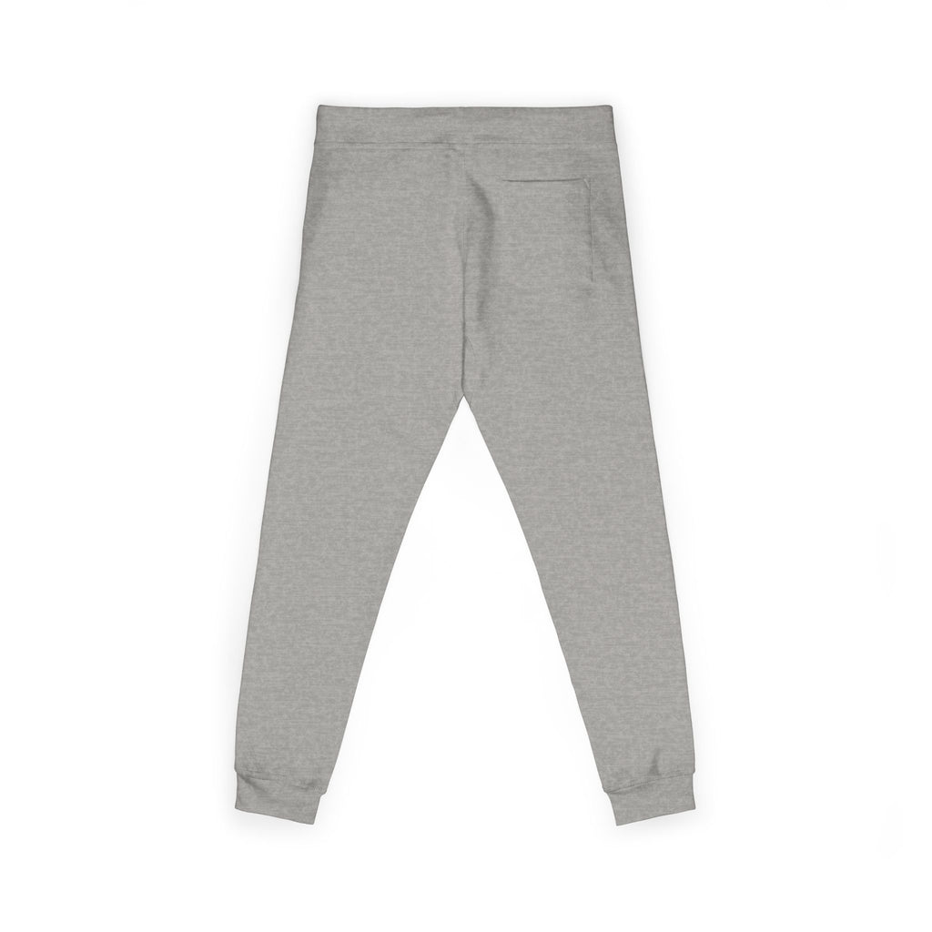 Embroidered Minimalist White Fleece Sweatpants — Cozy Everyday Joggers