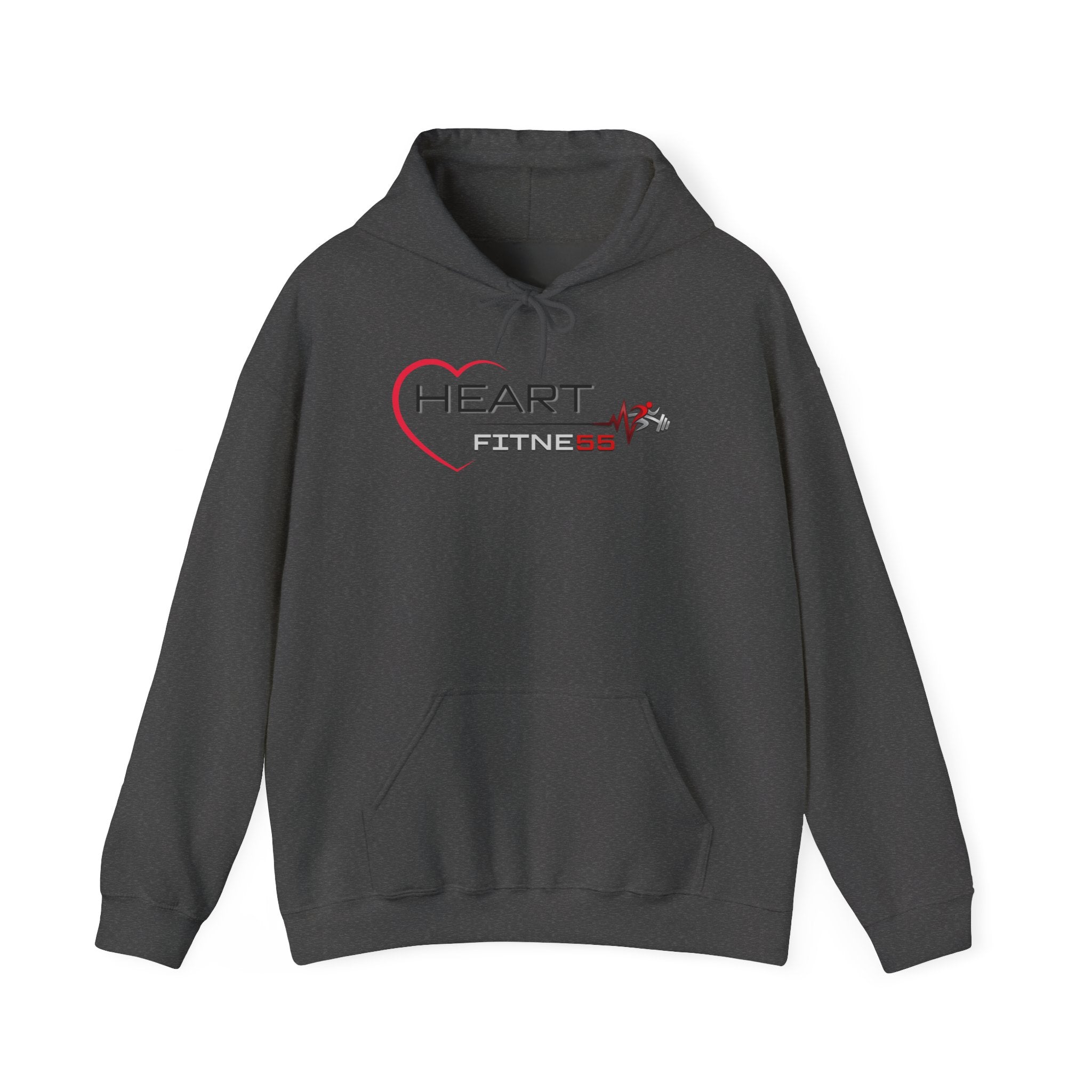 Heart Fitness Hoodie - Women's Heartbeat Gym Sweatshirt