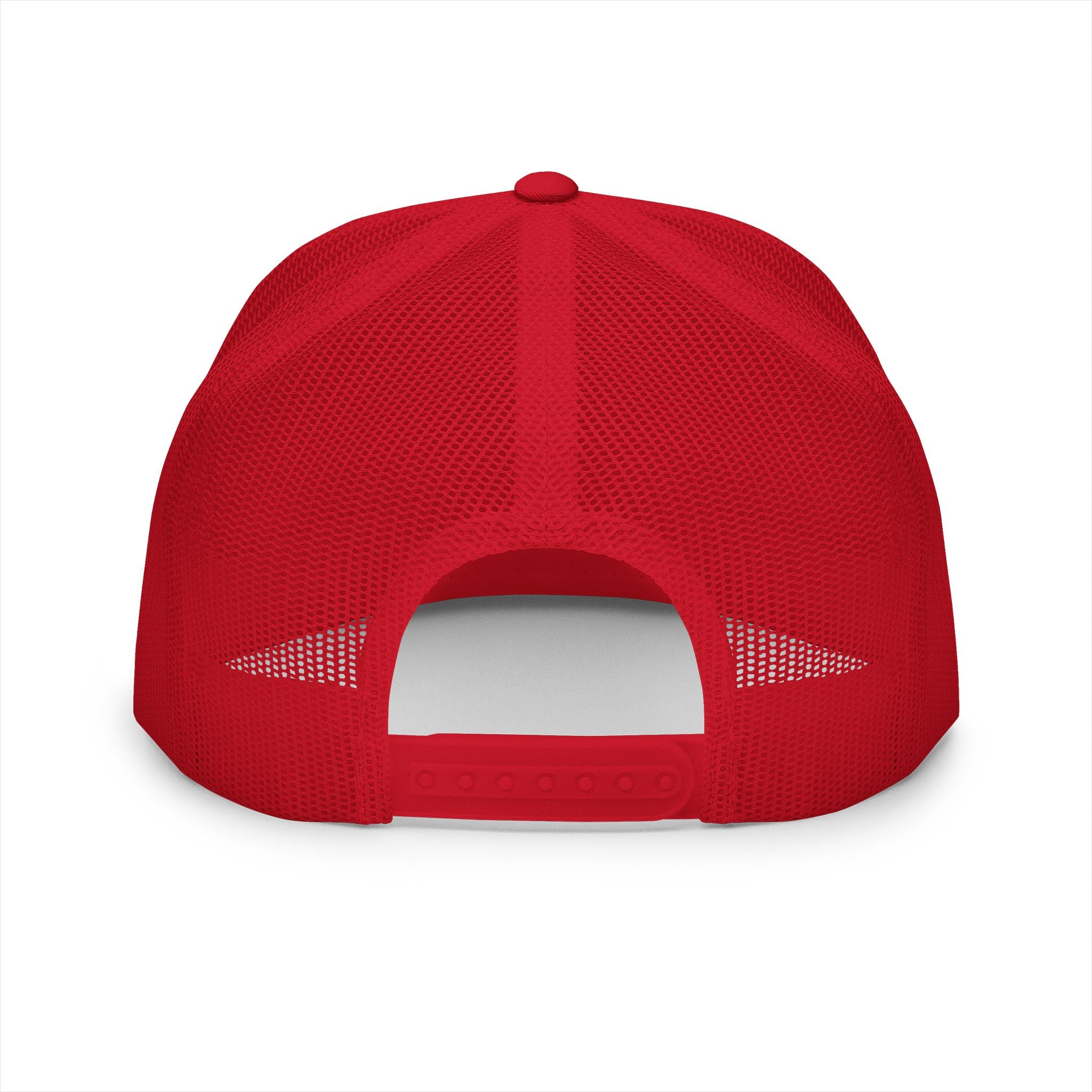 Trucker Cap — Sunset Palm Island Embroidered Beach Hat