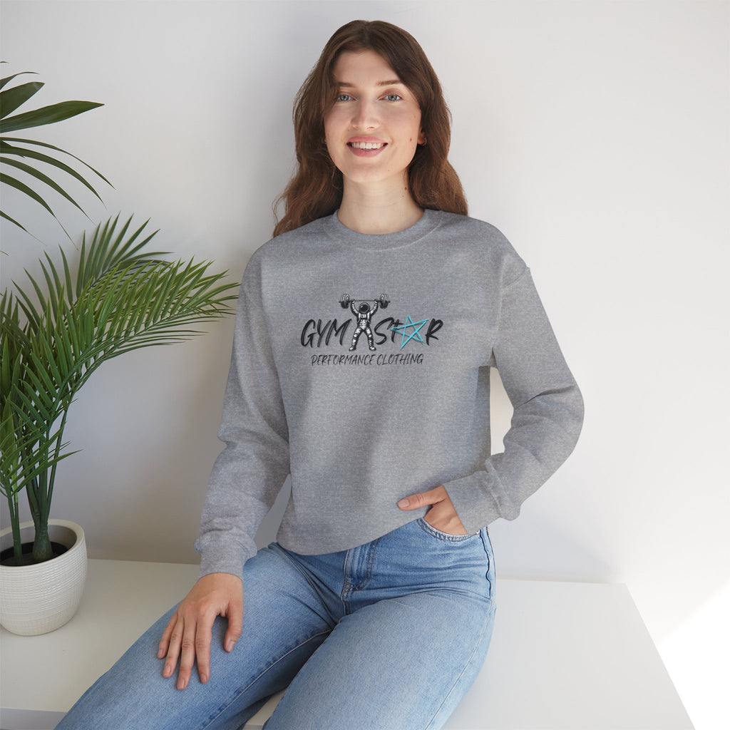 Gym Star Crewneck Sweatshirt – 'Gym Star Performance Clothing' Athletic Pullover