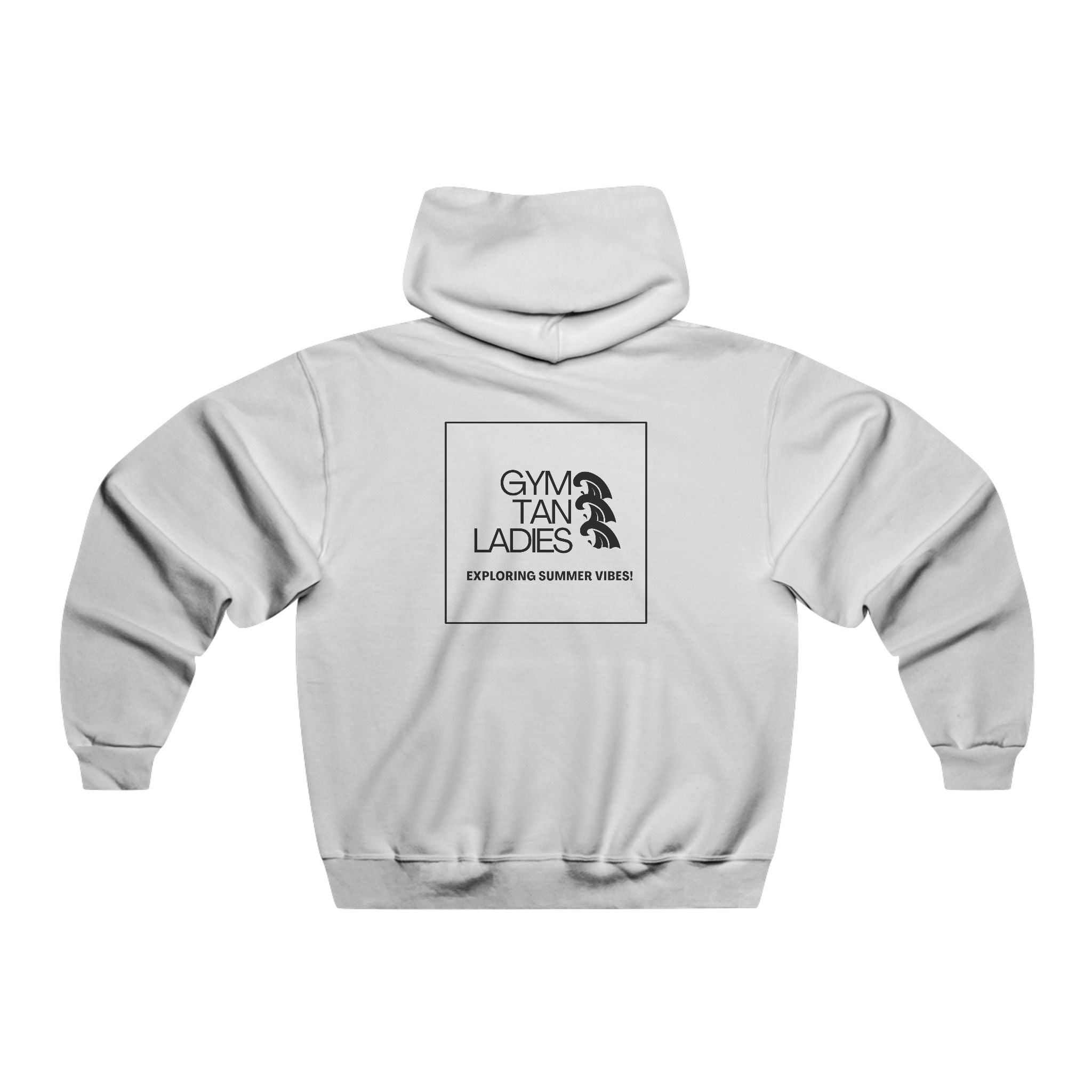 Gym Tan Ladies Hoodie — 'Exploring Summer Vibes' Logo Sweatshirt
