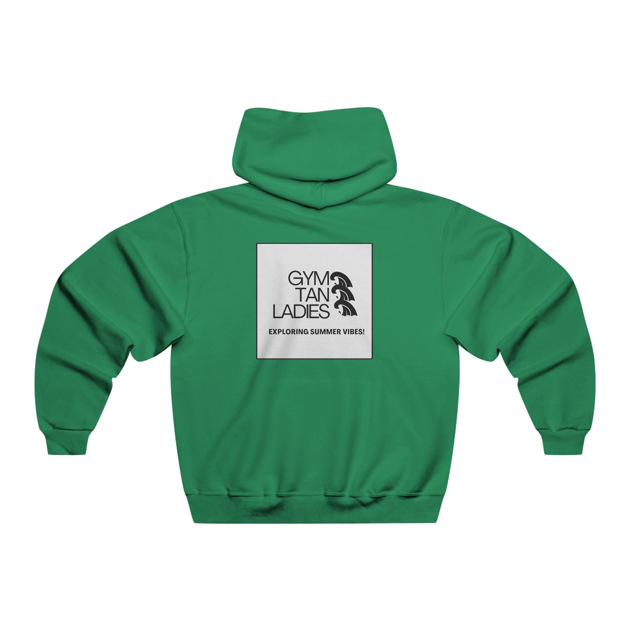 Gym Tan Ladies Hoodie — 'Exploring Summer Vibes' Logo Sweatshirt