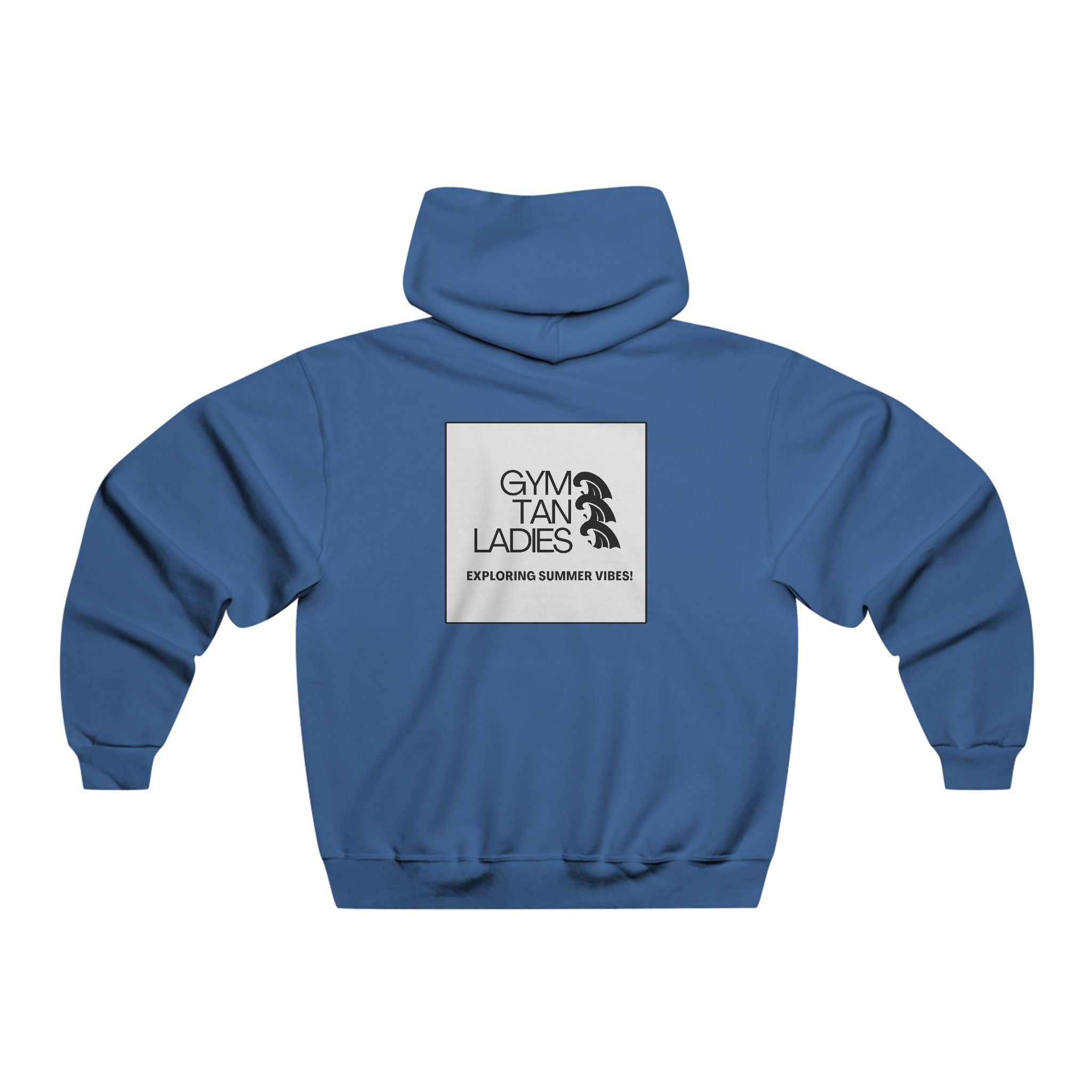 Gym Tan Ladies Hoodie — 'Exploring Summer Vibes' Logo Sweatshirt