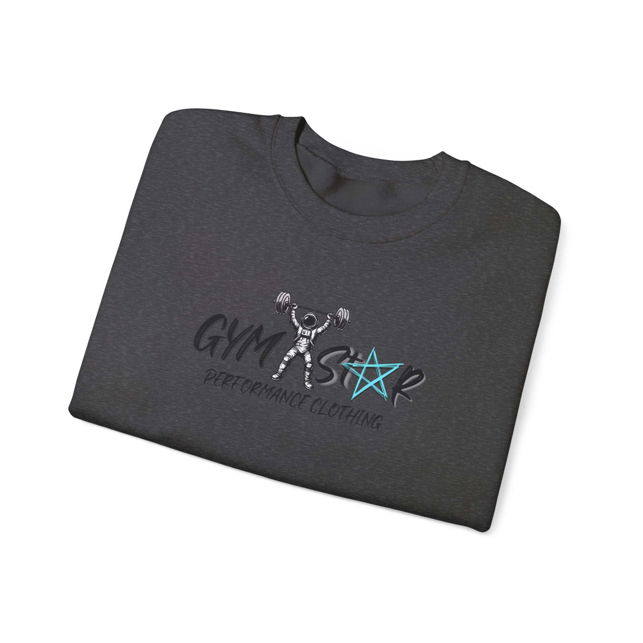 Gym Star Crewneck Sweatshirt – 'Gym Star Performance Clothing' Athletic Pullover