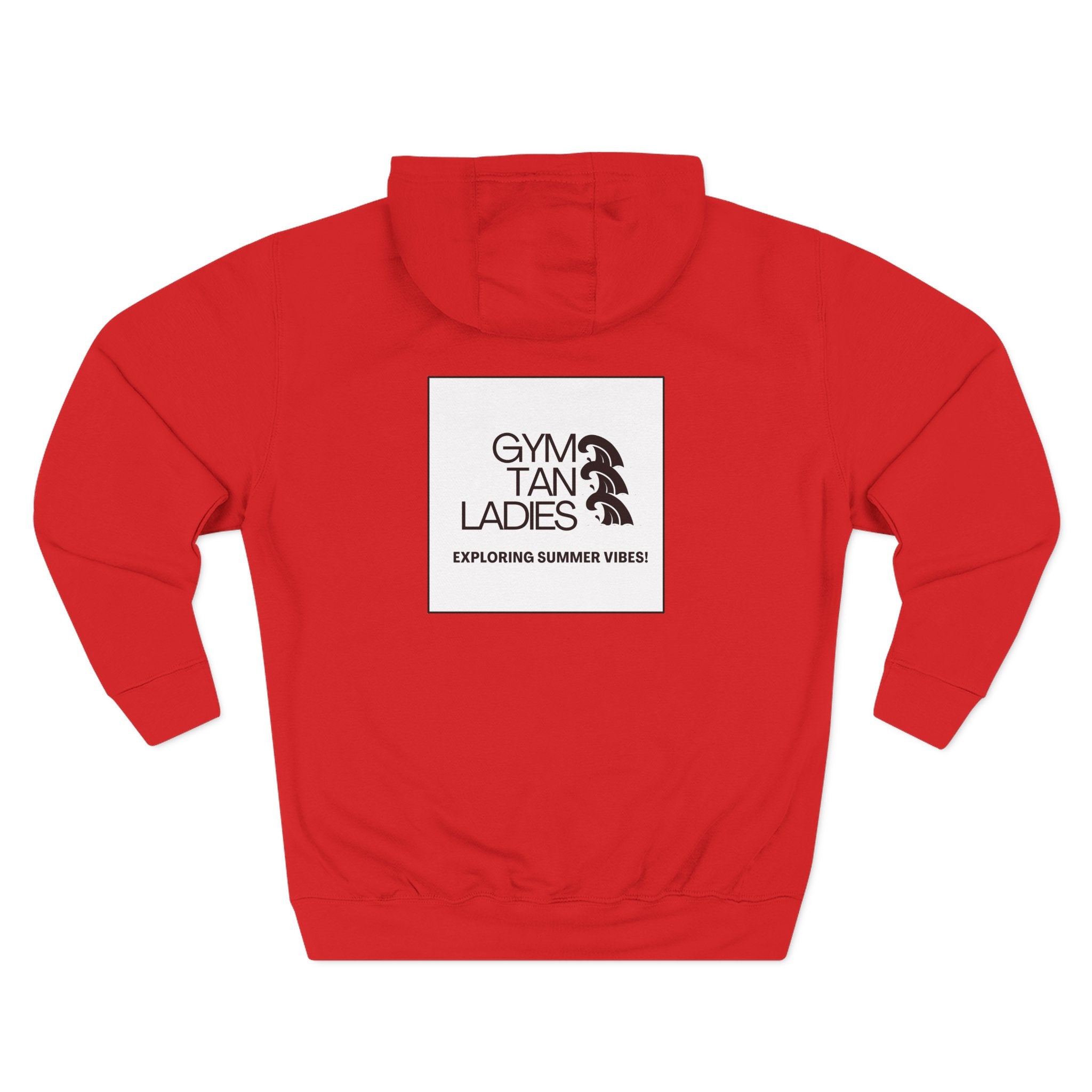 Gym Tan Ladies Hoodie — 'Exploring Summer Vibes' Graphic Pullover