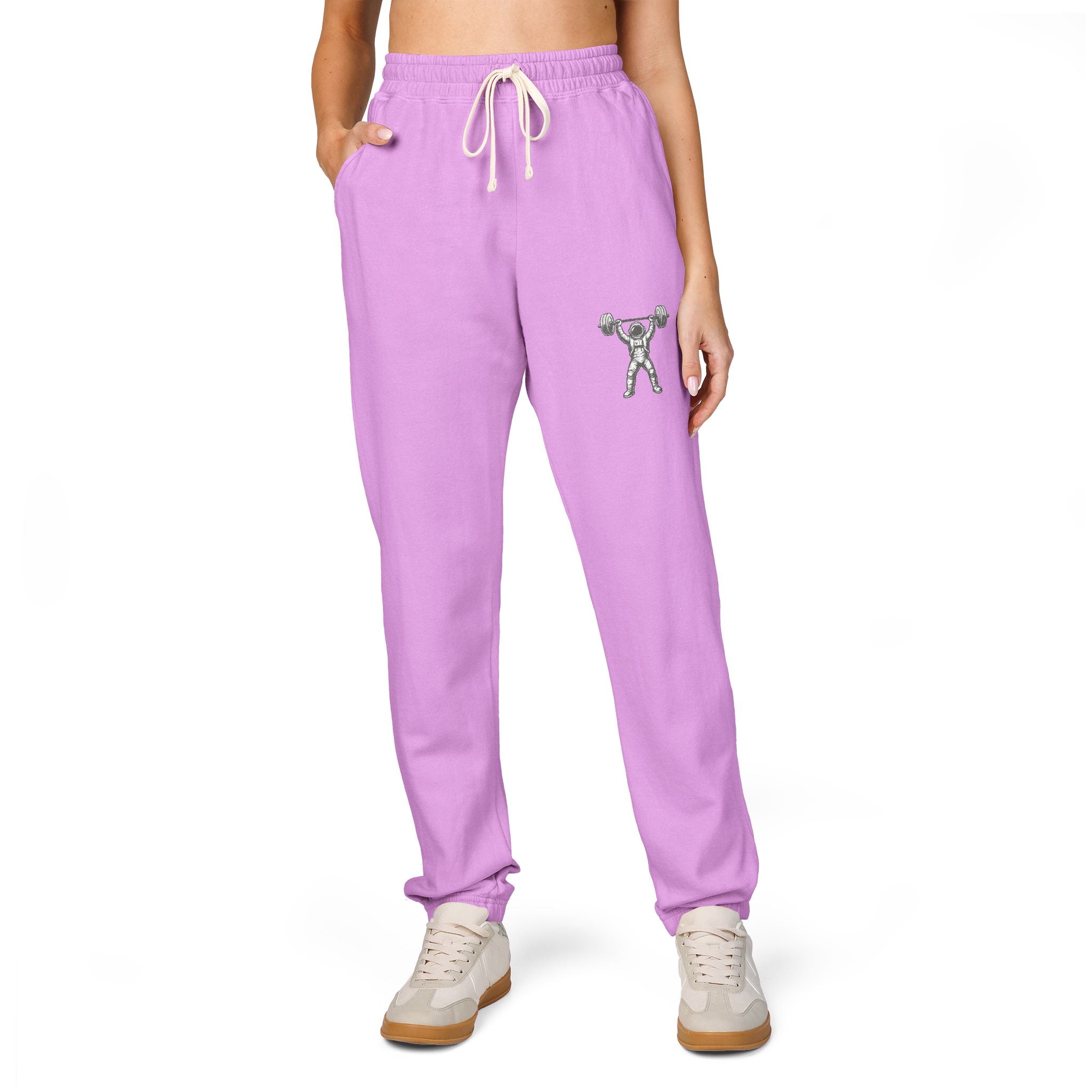 Skull Crossbones Joggers – Garment-Dyed Fleece Sweatpants
