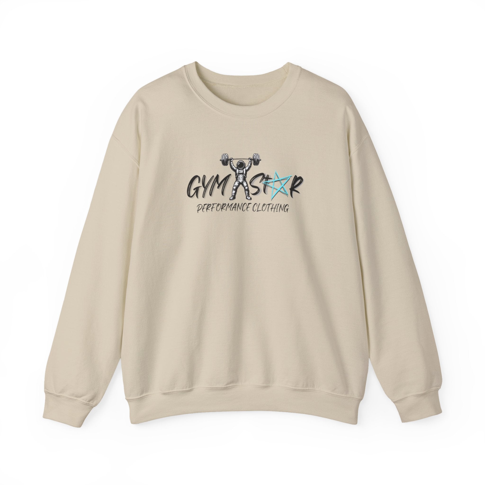 Gym Star Crewneck Sweatshirt – 'Gym Star Performance Clothing' Athletic Pullover