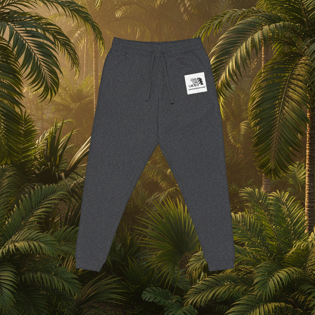 Mens gym tan Fleece Jogger (Embroidery)