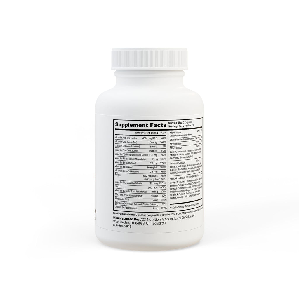 Multivitamin for Men Supplement (60 Capsules)