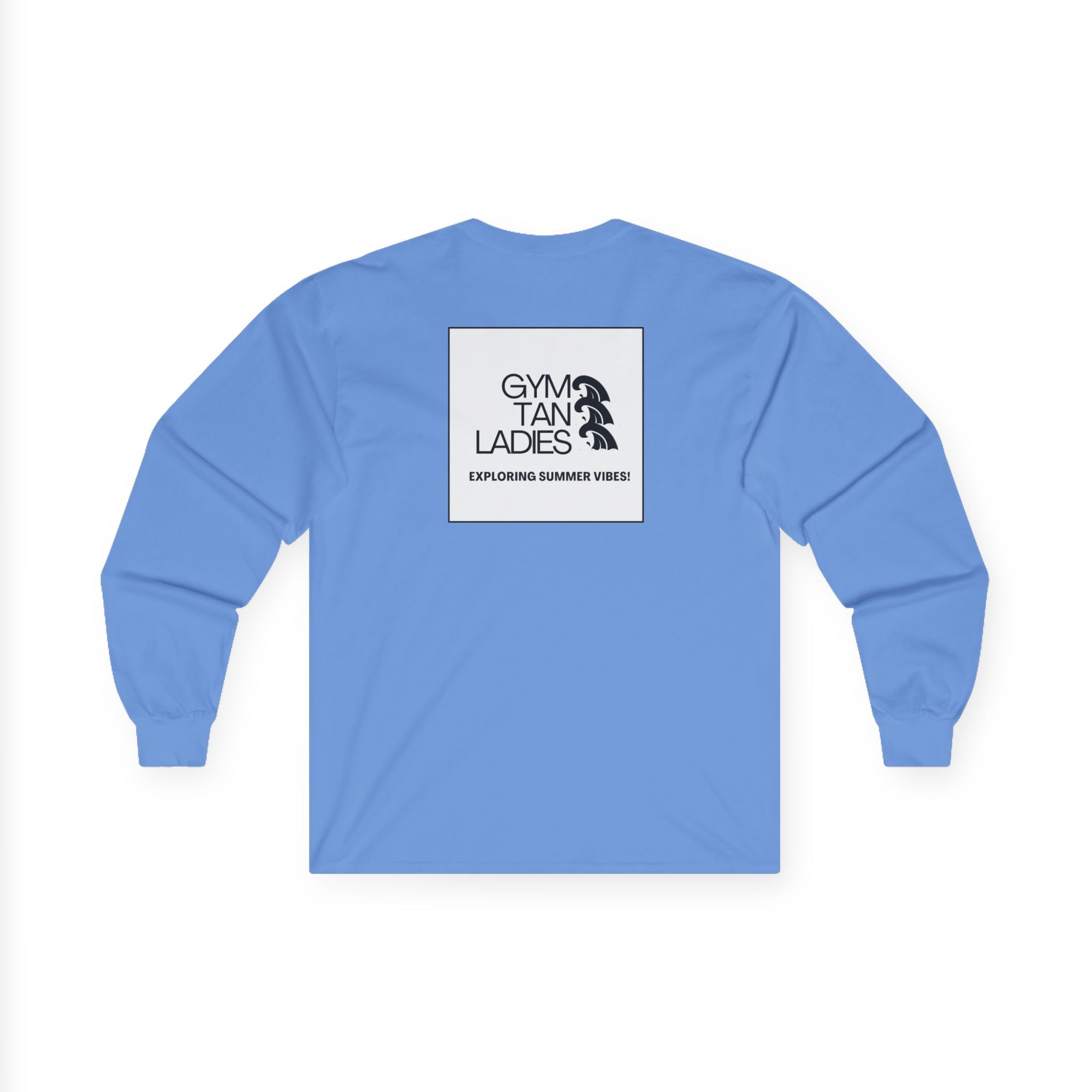 Gym Tan Long Sleeve Tee Logo Fitness Shirt