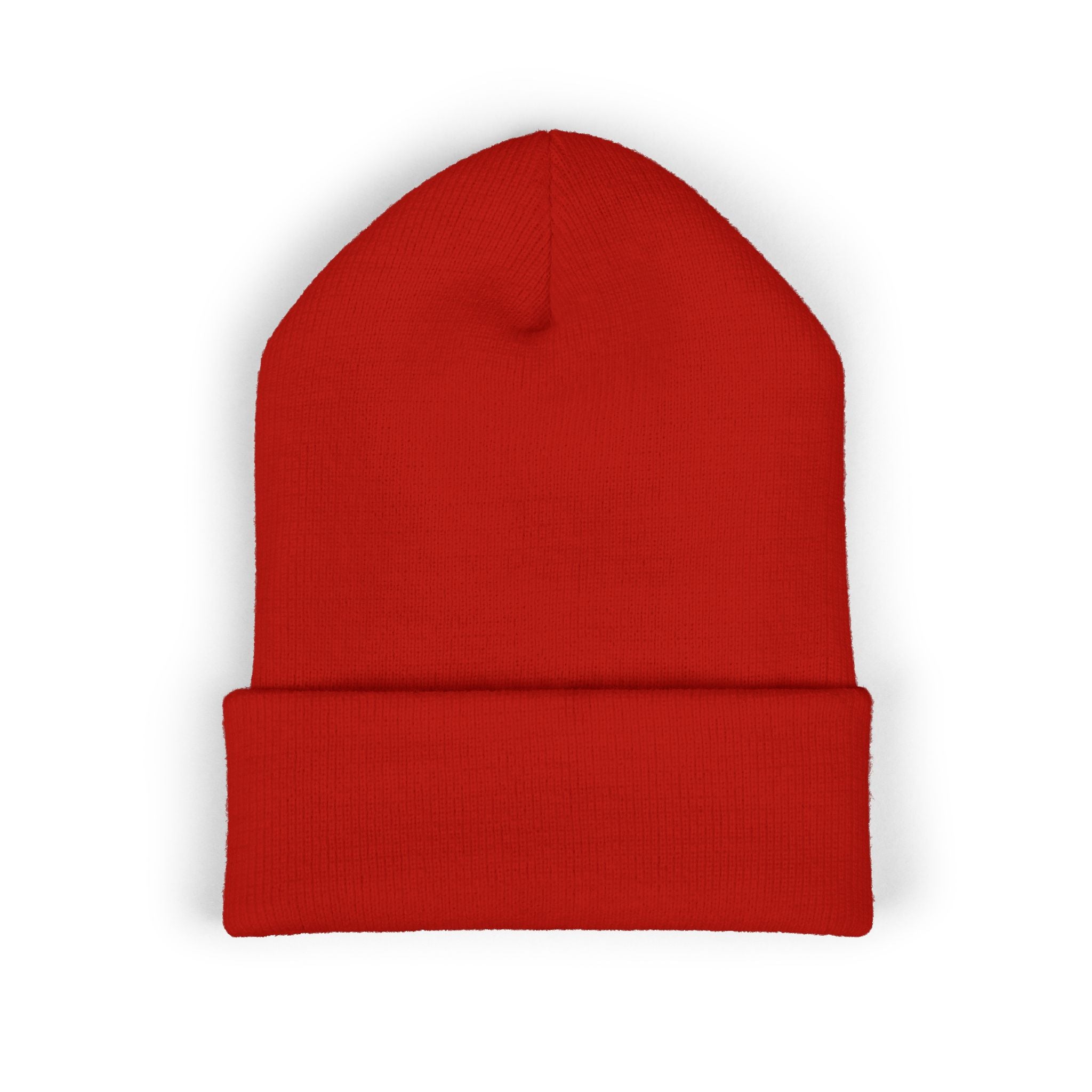 EMT Heartbeat Embroidered Beanie - Classic Cuffed Knit Hat for First Responders