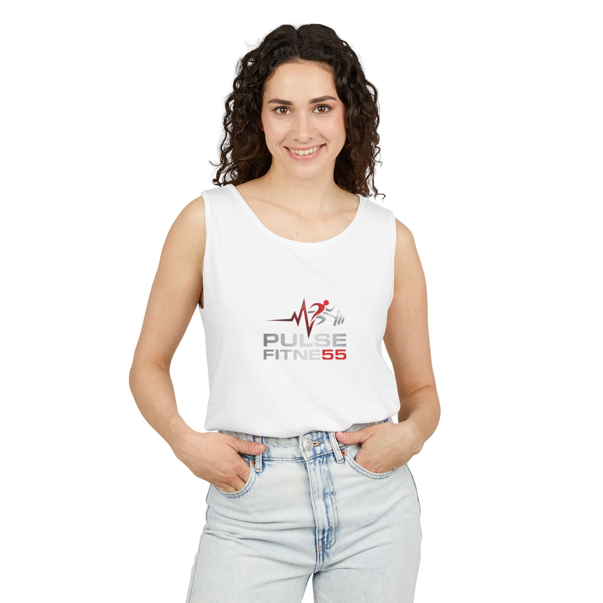 Pulse Fitness Logo Tank Top — Athletic Gym Workout Tank