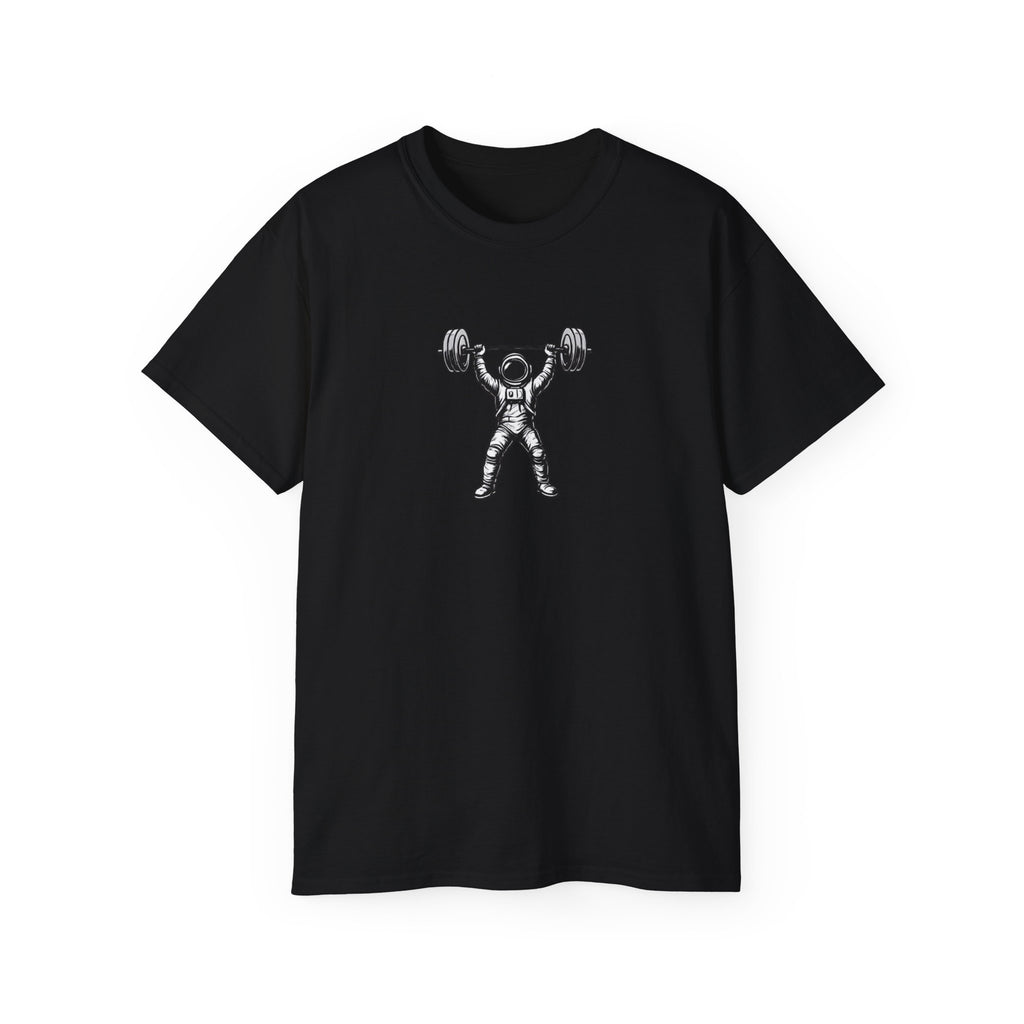 Camiseta de fitness — Camiseta de tirantes Pulse Fitness con gráfico de astronauta levantando pesas