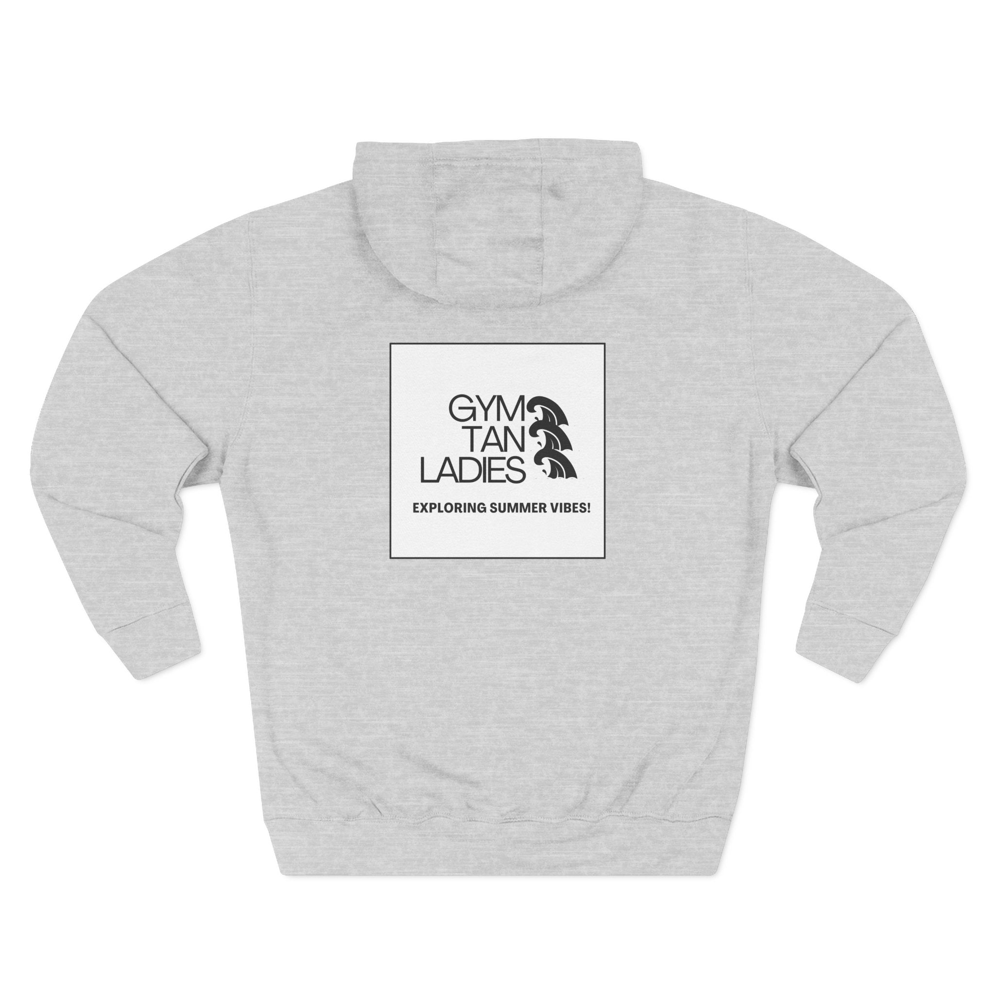 Gym Tan Ladies Hoodie — 'Exploring Summer Vibes' Graphic Pullover