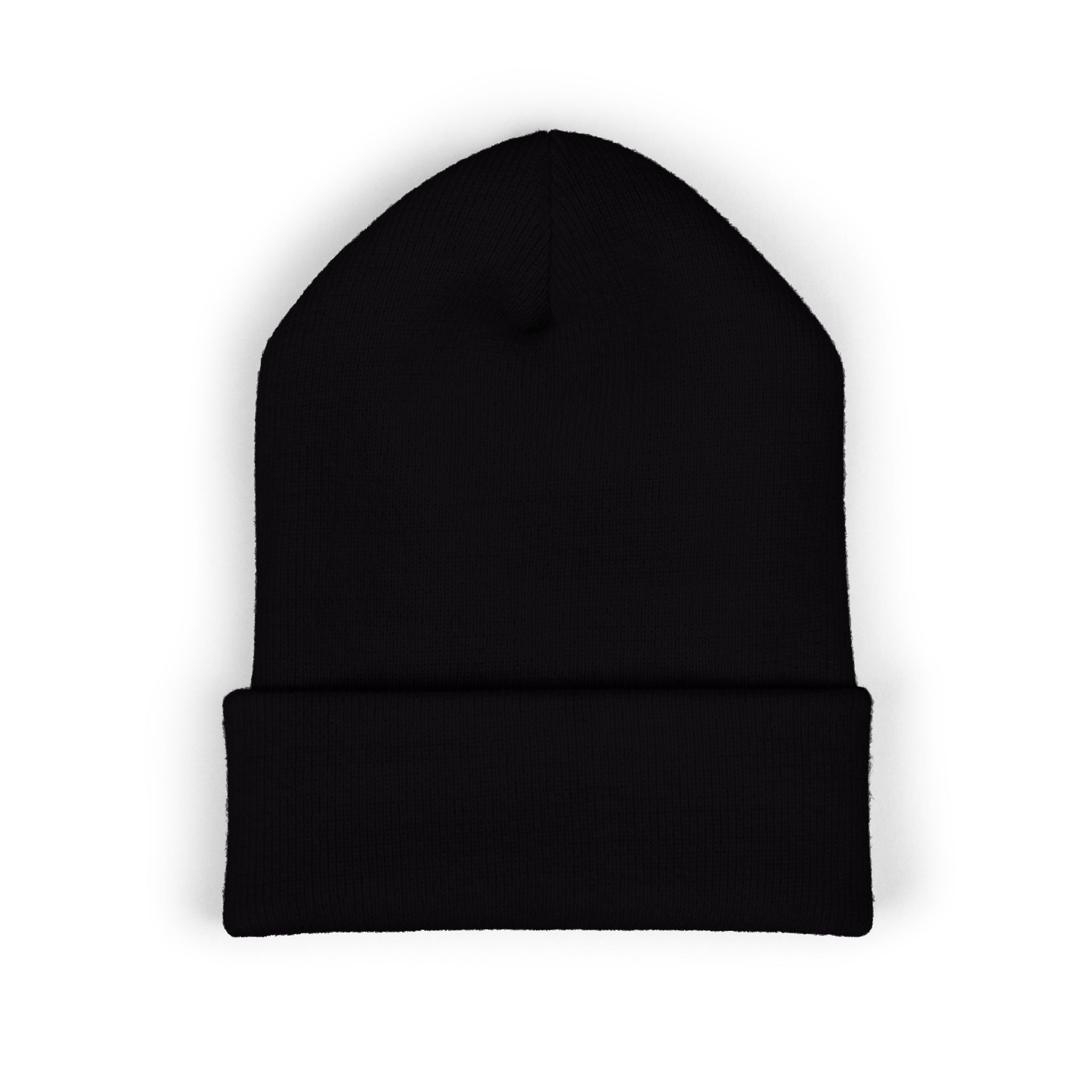 EMT Heartbeat Embroidered Beanie - Classic Cuffed Knit Hat for First Responders