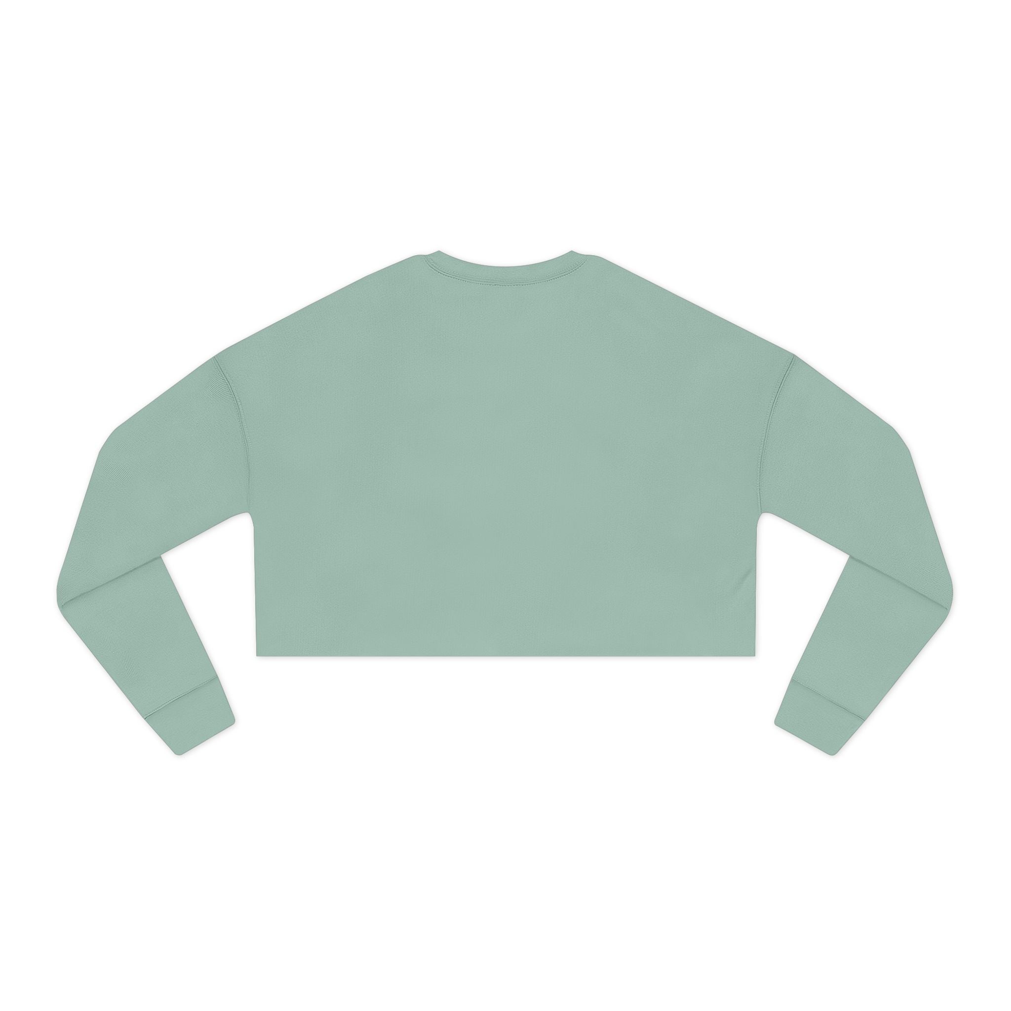 Women's (Heart Fitne55)  Cropped Sweatshirt