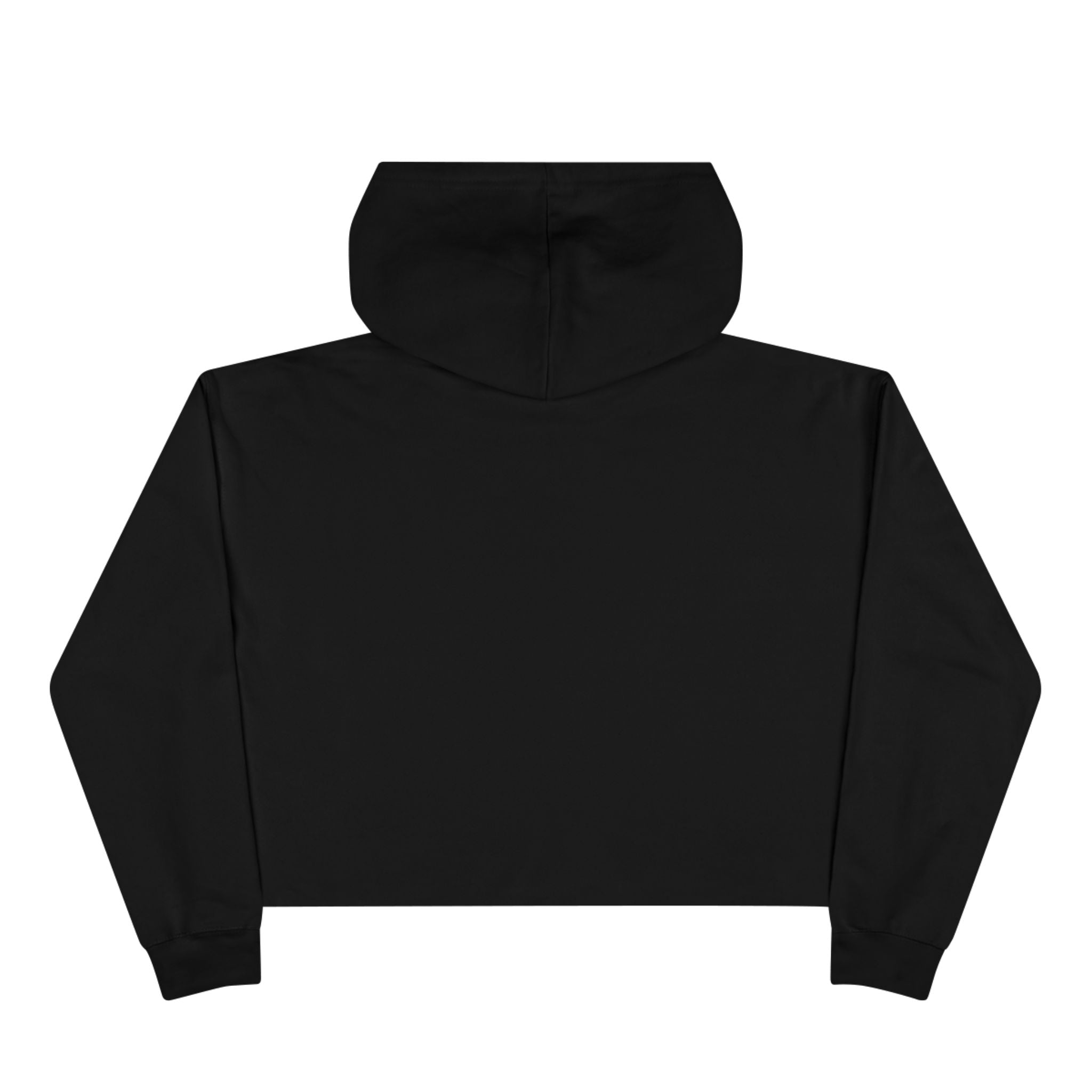 Pulse Fitness Crop Hoodie — Women's Gym Cropped Hoodie with Heartbeat Barbell Logo