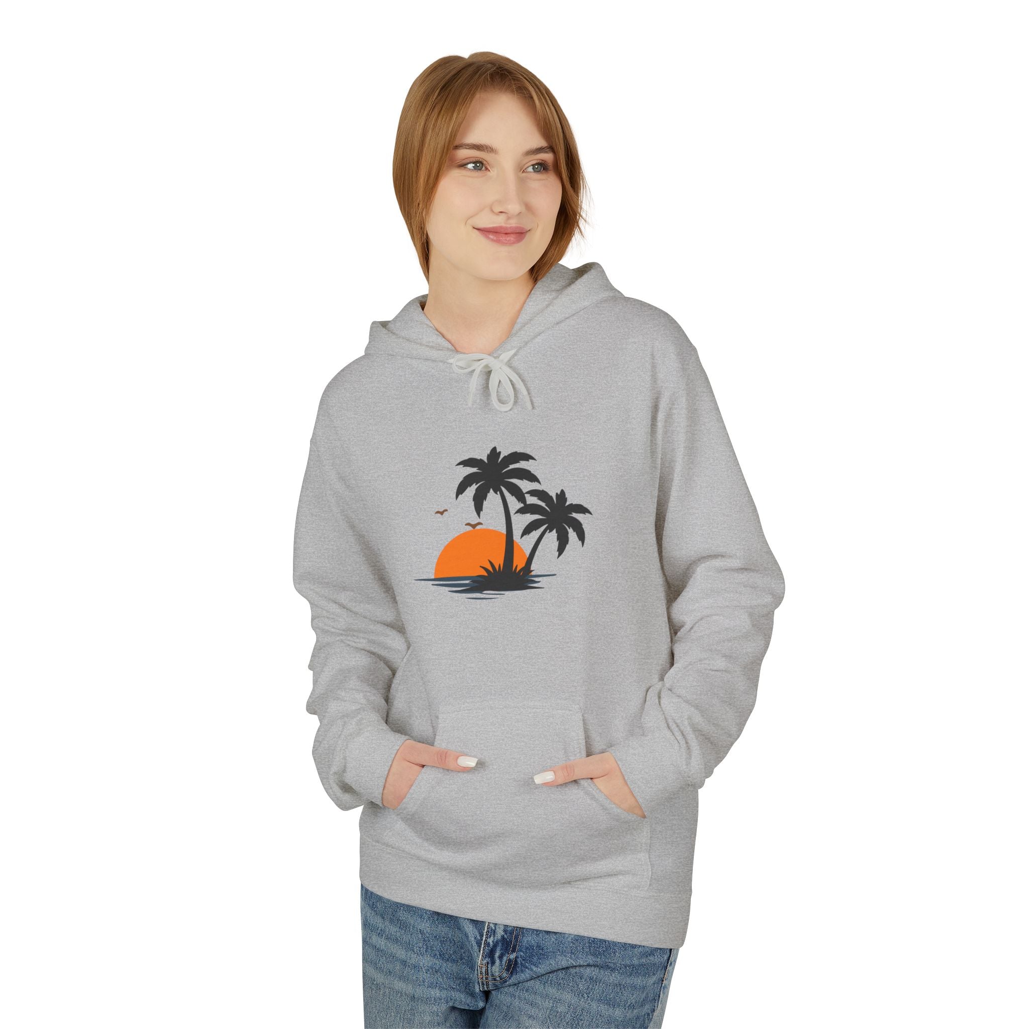 Mens Midweight Softstyle Fleece Hoodie