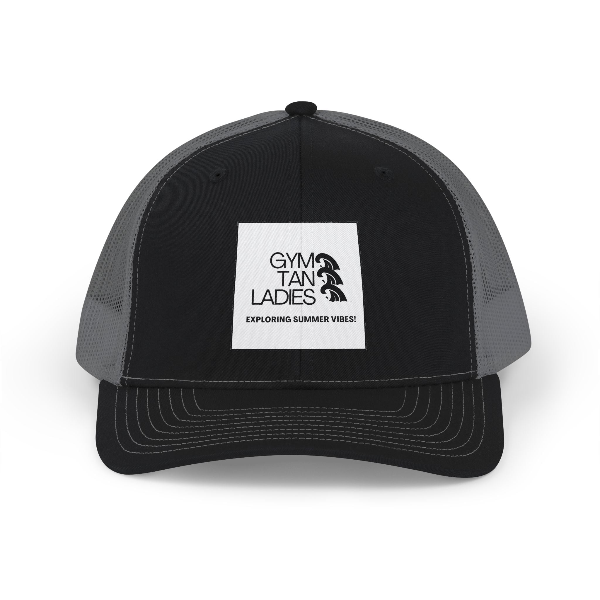 Gym Tan Ladies Snapback Trucker Hat — Retro Beach Vibes Cap
