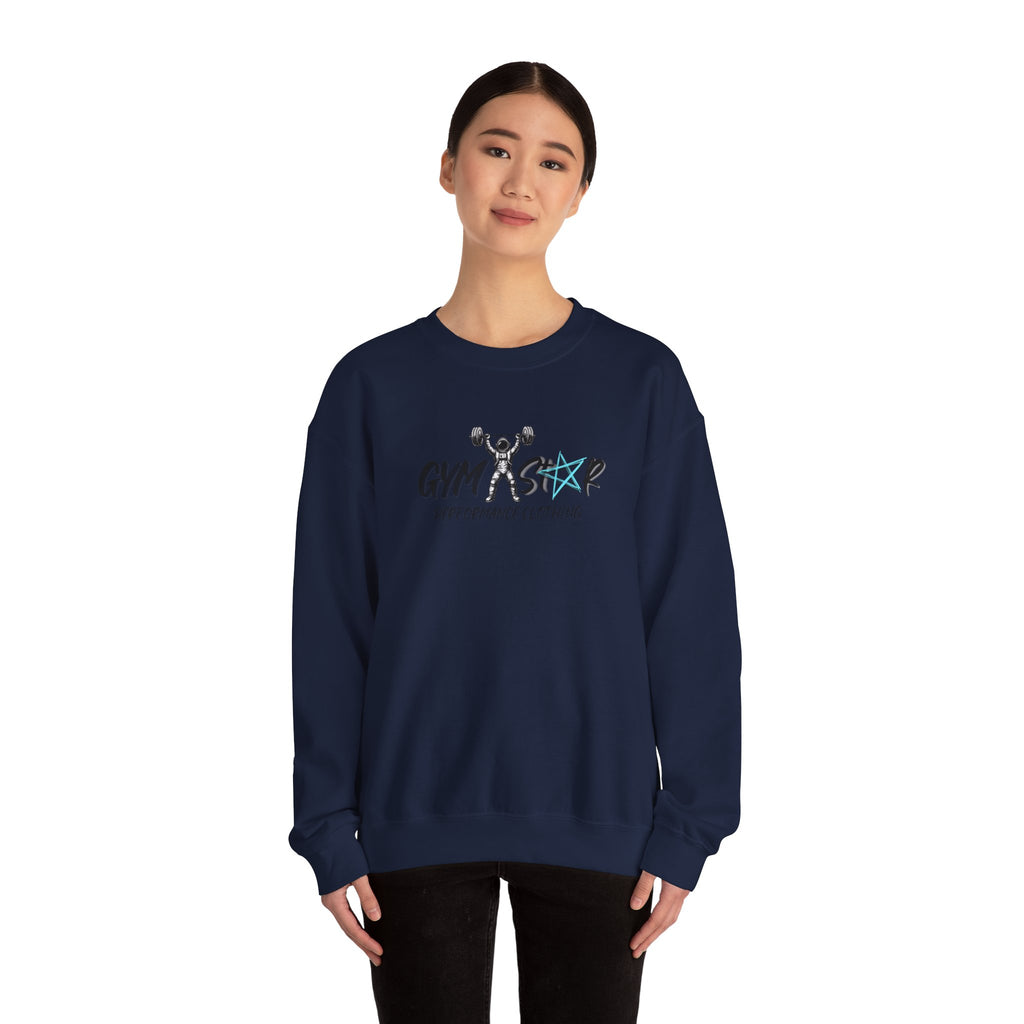 Gym Star Crewneck Sweatshirt – 'Gym Star Performance Clothing' Athletic Pullover