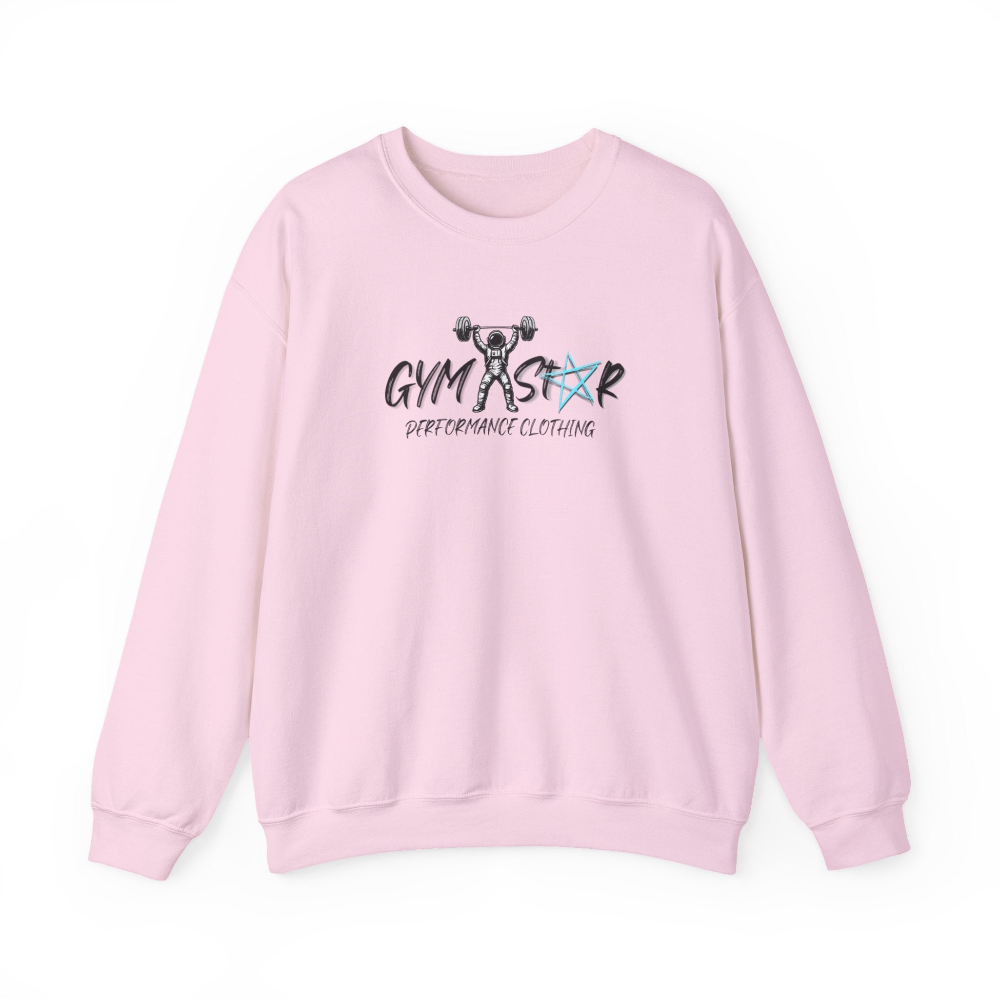 Gym Star Crewneck Sweatshirt – 'Gym Star Performance Clothing' Athletic Pullover