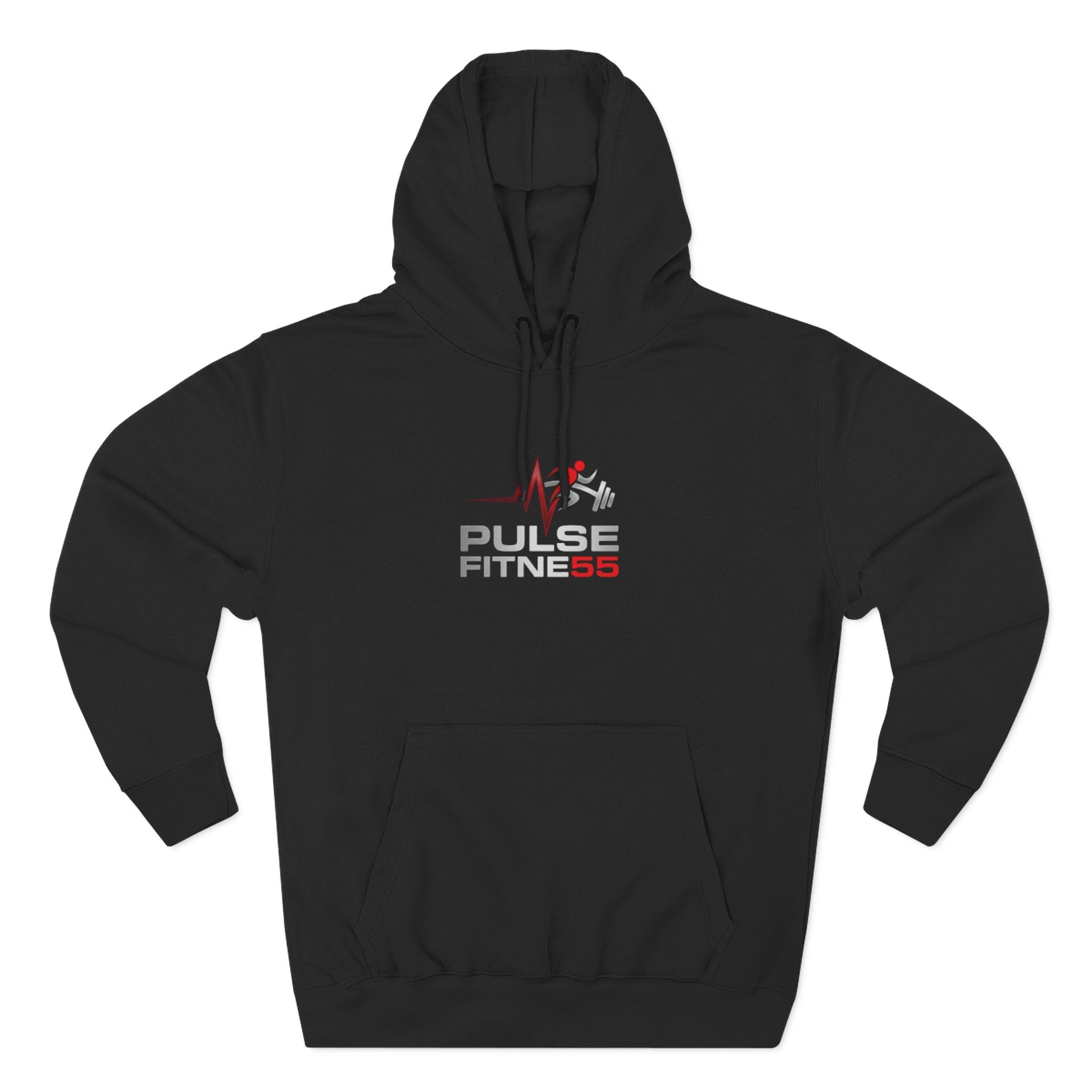 Sudadera con capucha Pulse Fitness 55 - Sudadera polar con logo de gimnasio