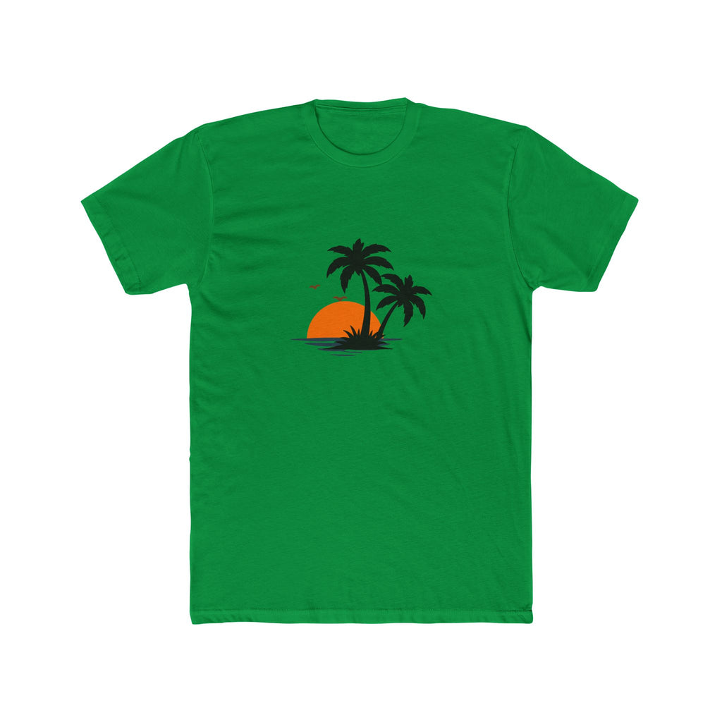 Mens Summer vibe Cotton Crew Tee