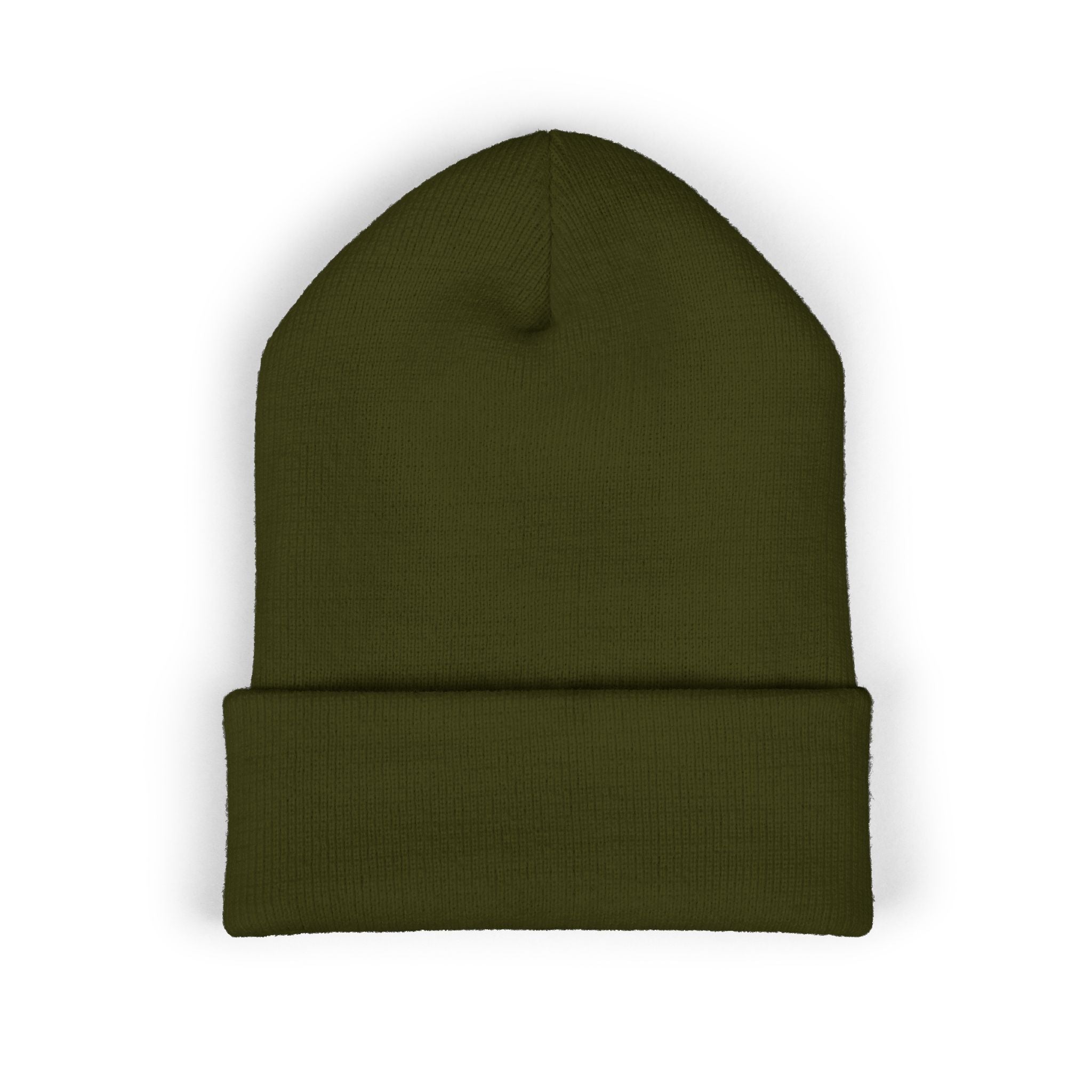 EMT Heartbeat Embroidered Beanie - Classic Cuffed Knit Hat for First Responders