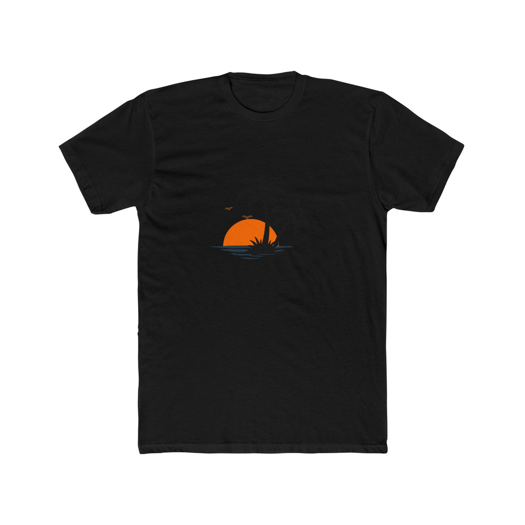 Mens Summer vibe Cotton Crew Tee