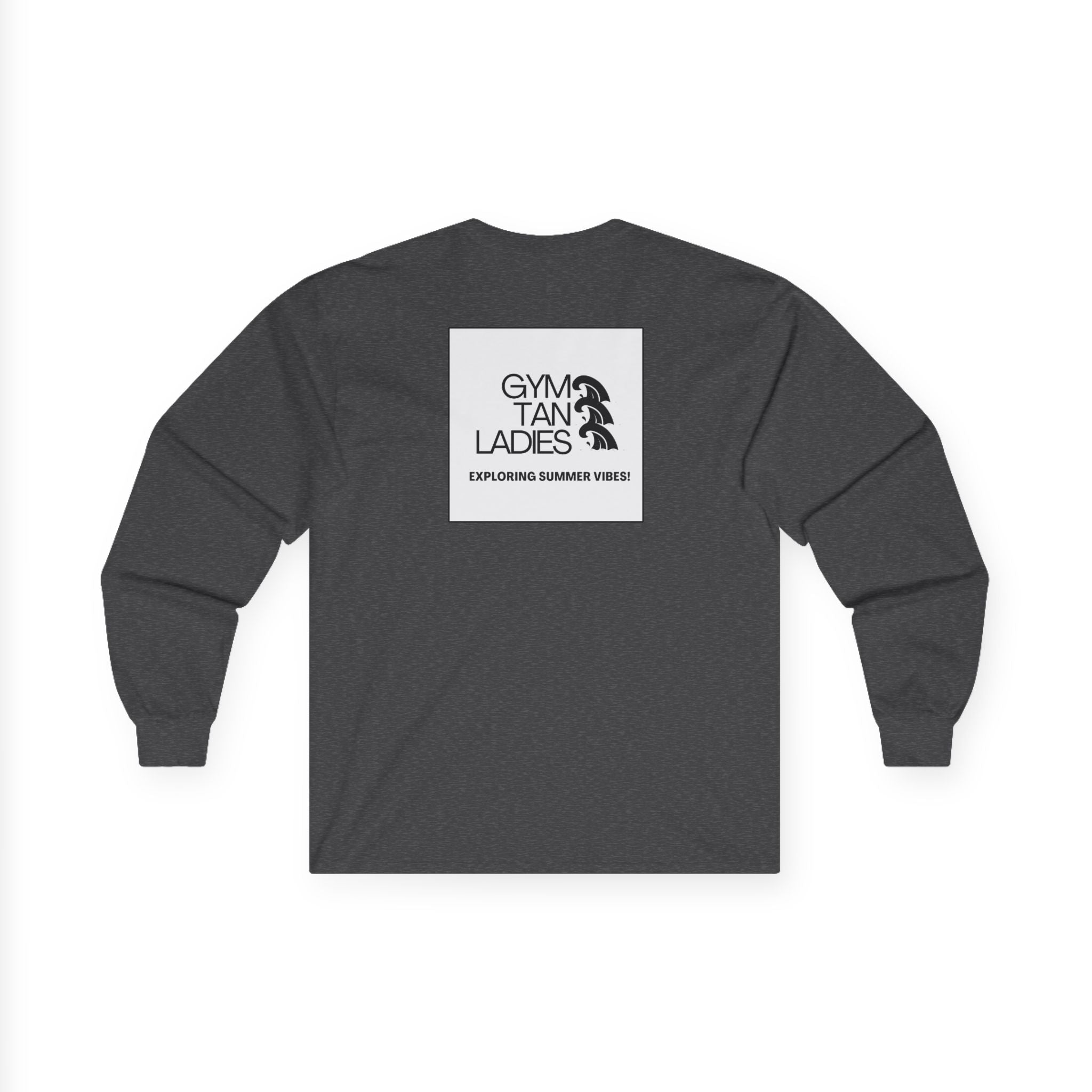 Gym Tan Long Sleeve Tee Logo Fitness Shirt