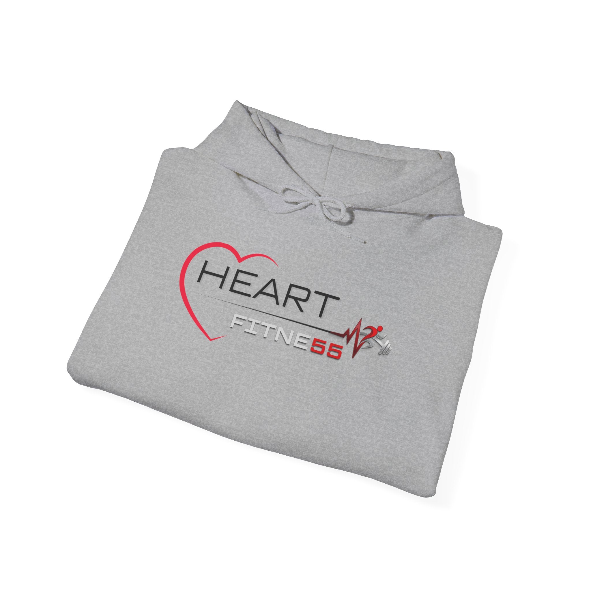 Heart Fitness Hoodie - Women's Heartbeat Gym Sweatshirt