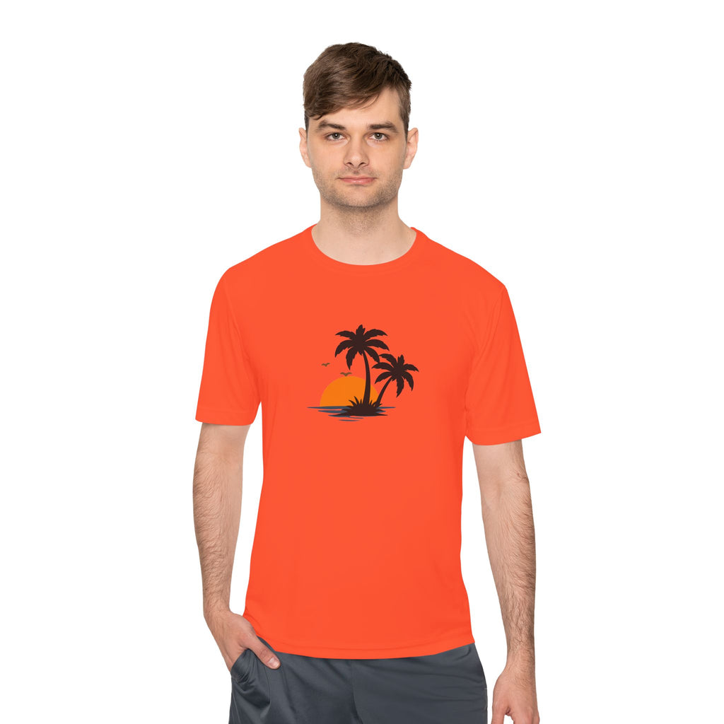 Summer Vibes Palm Tee — "Exploring Summer Vibes" Moisture-Wicking Shirt