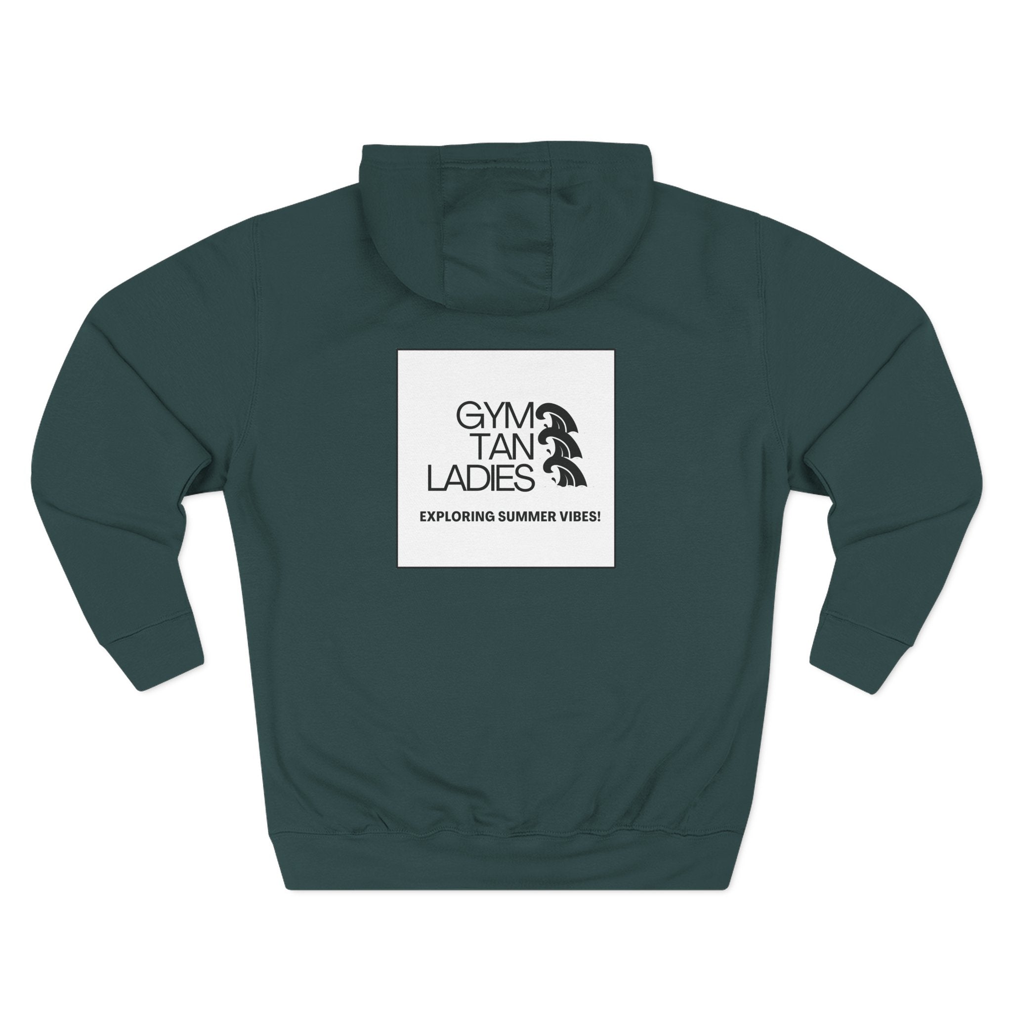 Gym Tan Ladies Hoodie — 'Exploring Summer Vibes' Graphic Pullover