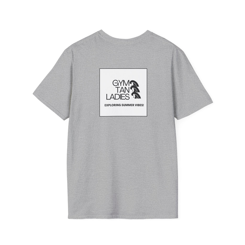 Womens Gym Tan T-Shirt Graphic Tee