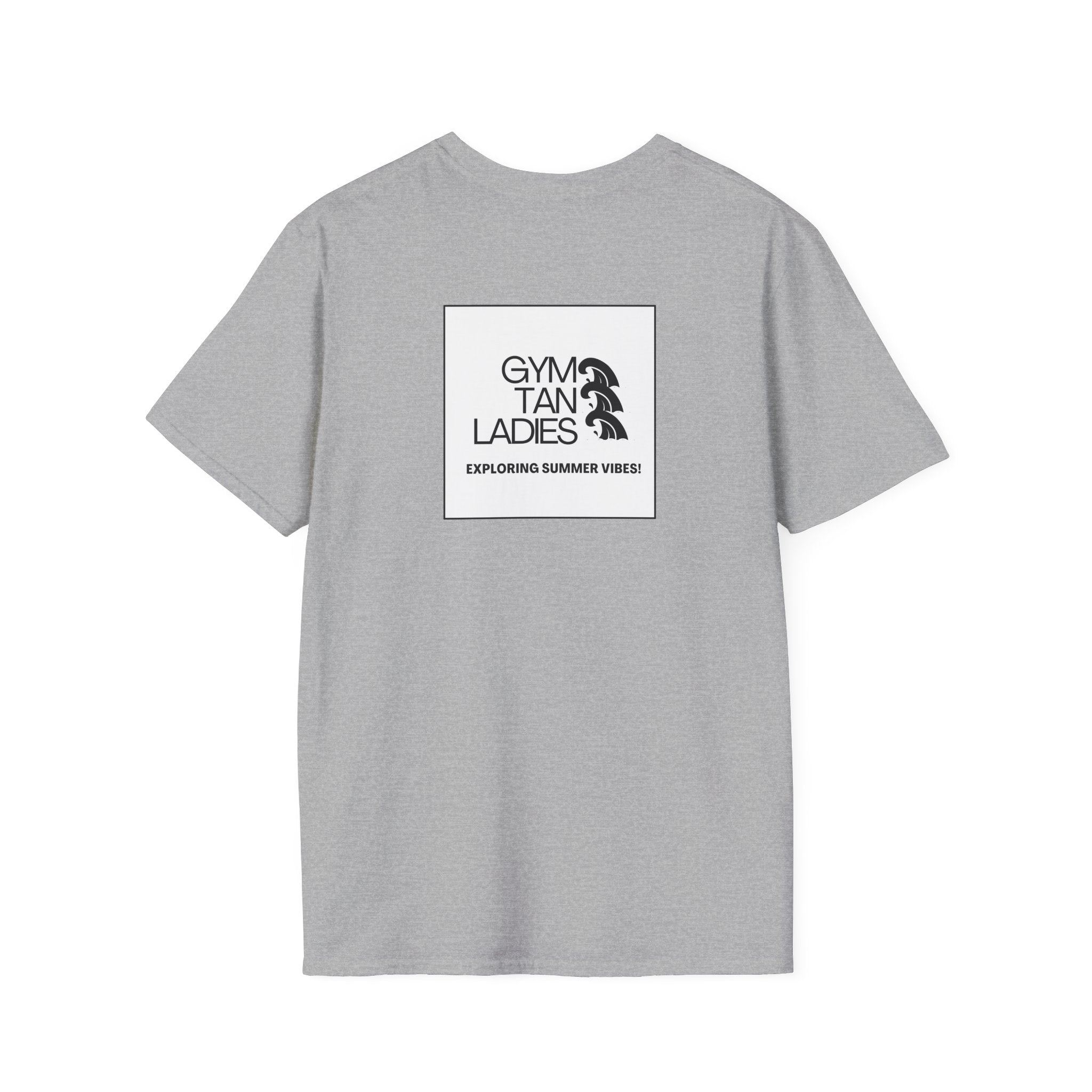 Womens Gym Tan T-Shirt Graphic Tee