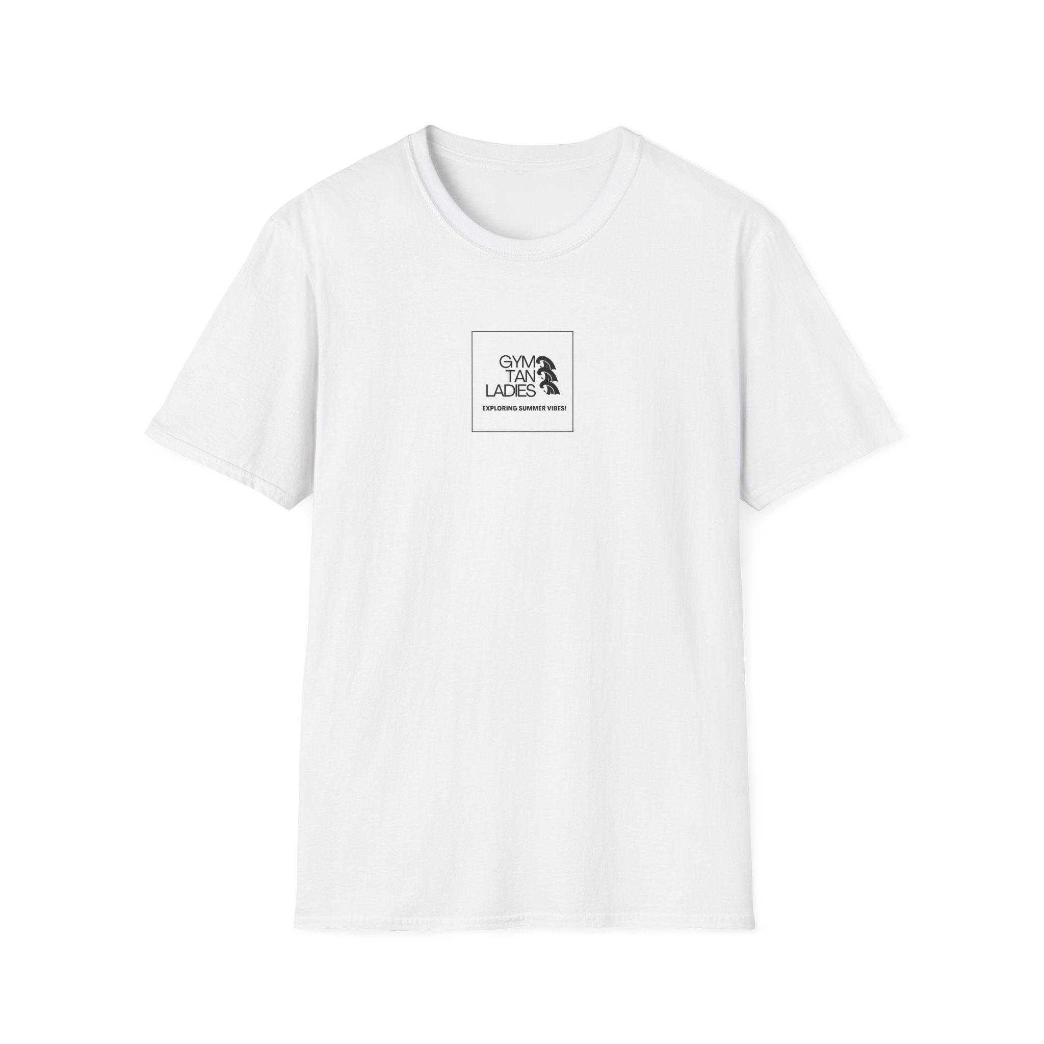 Gym Tan Ladies T-Shirt — Minimal Beachy Summer Graphic Tee