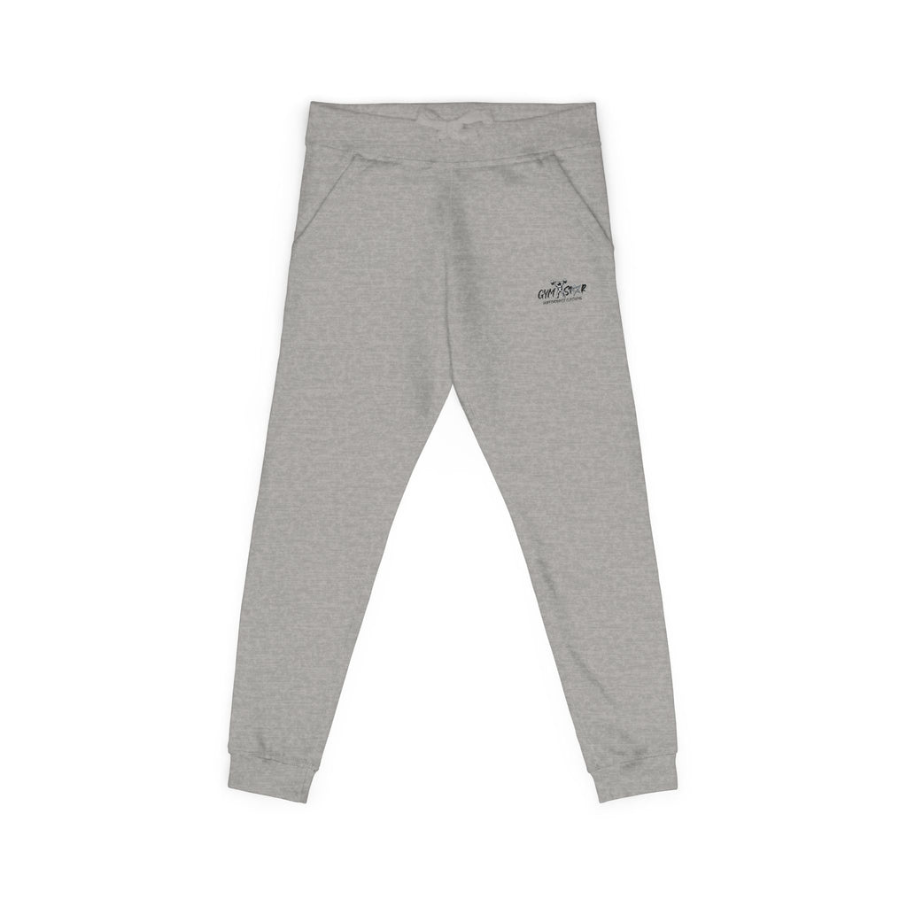 Embroidered Minimalist White Fleece Sweatpants — Cozy Everyday Joggers