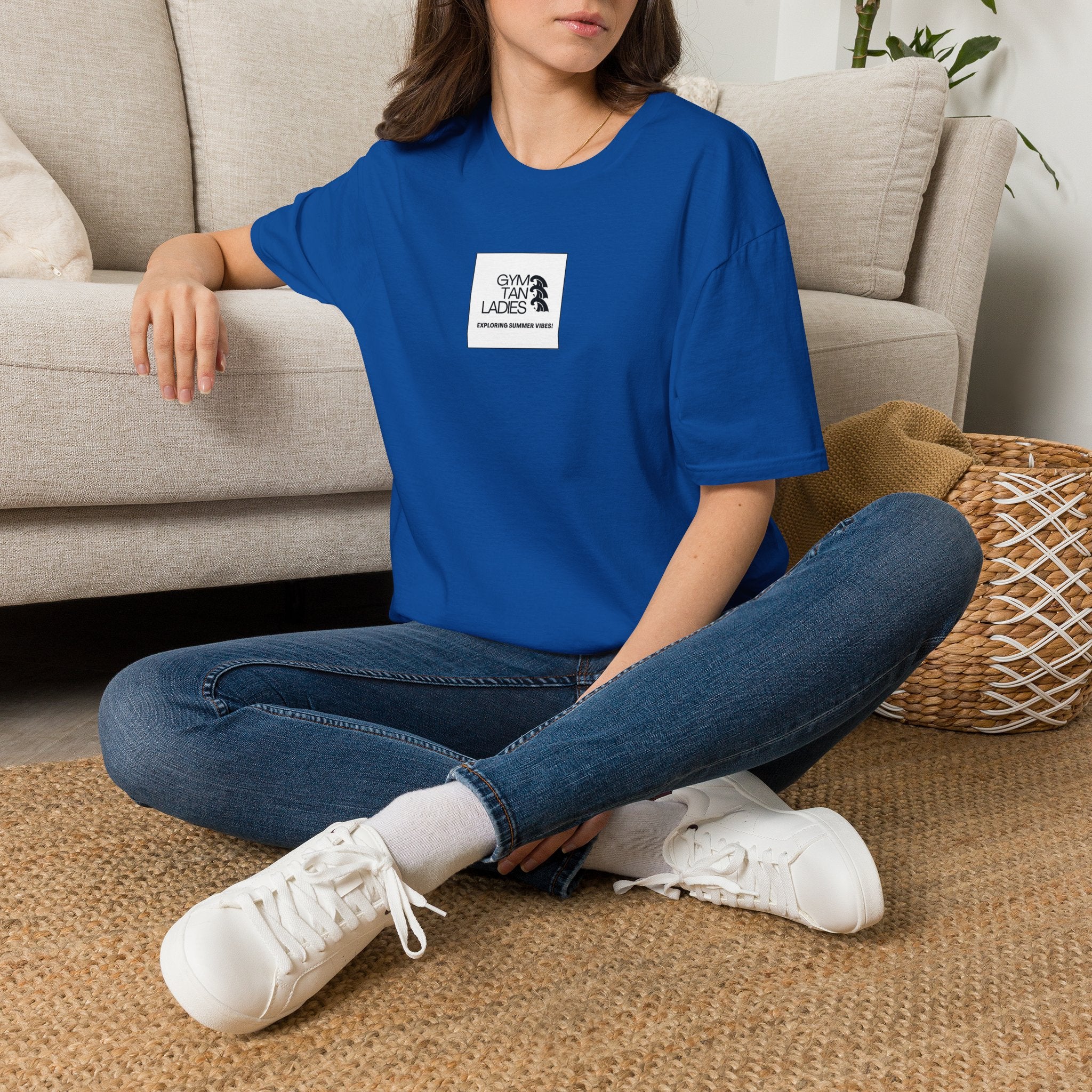 Womens Gym Tan T-Shirt Graphic Tee