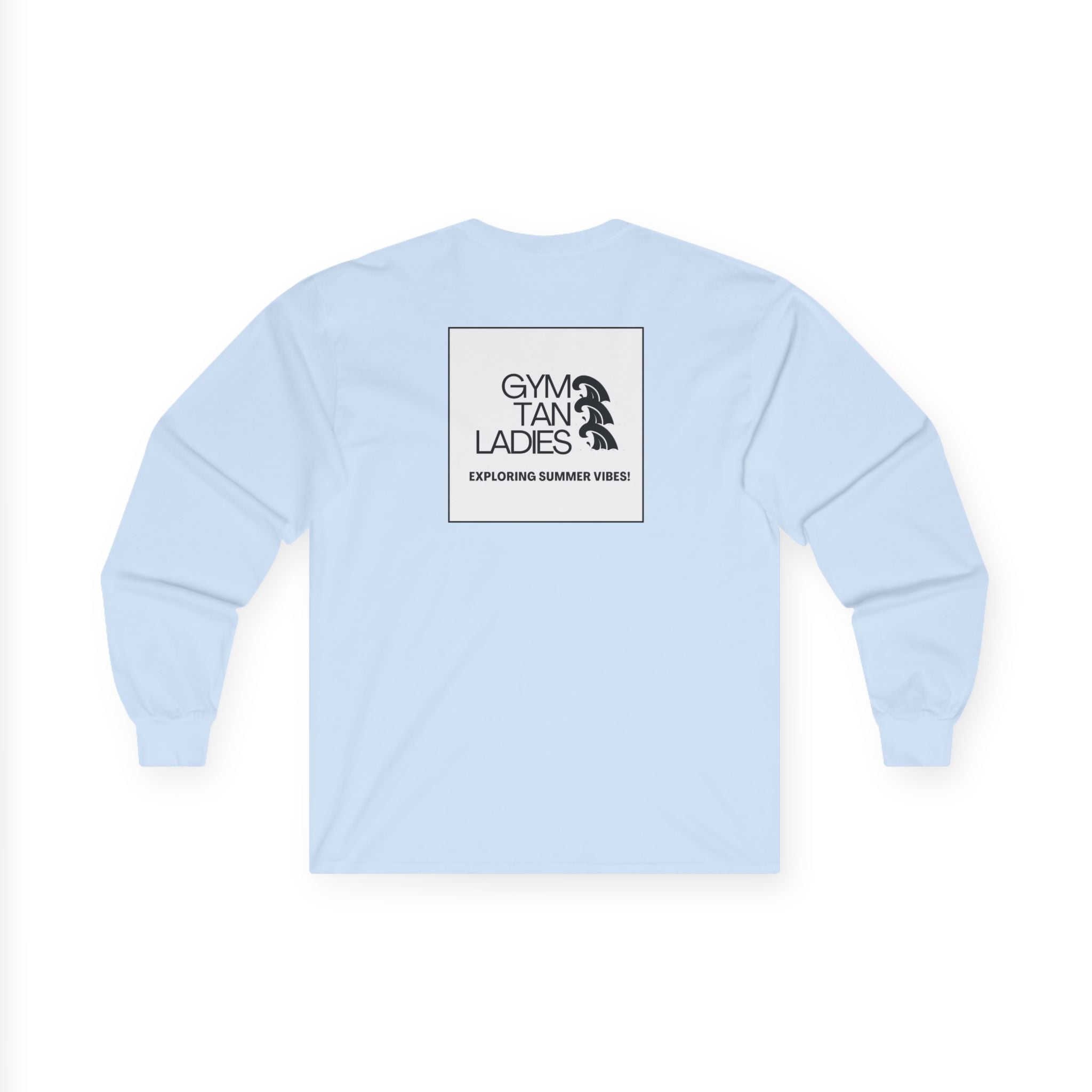 Gym Tan Long Sleeve Tee Logo Fitness Shirt