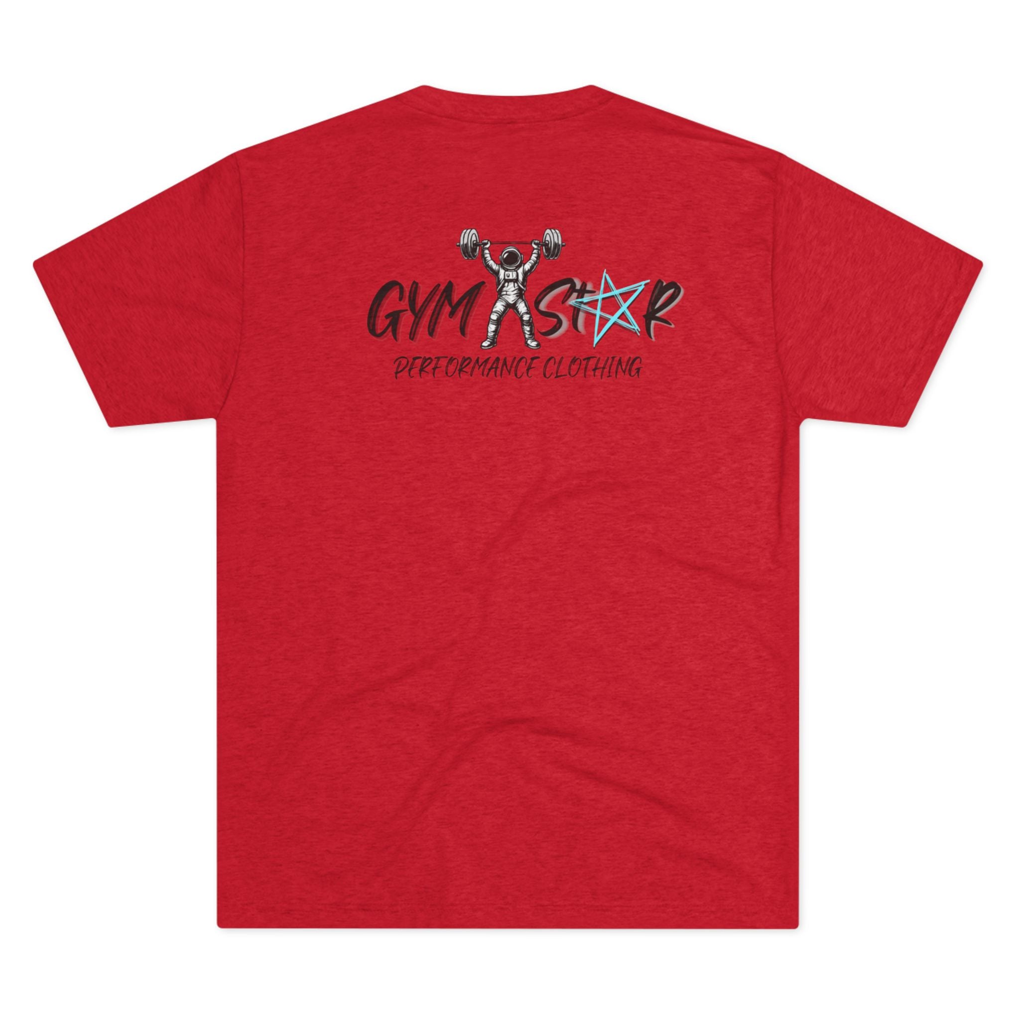 Astronaut Weightlifter Tee — Gym Star Performance Fitness Shirt