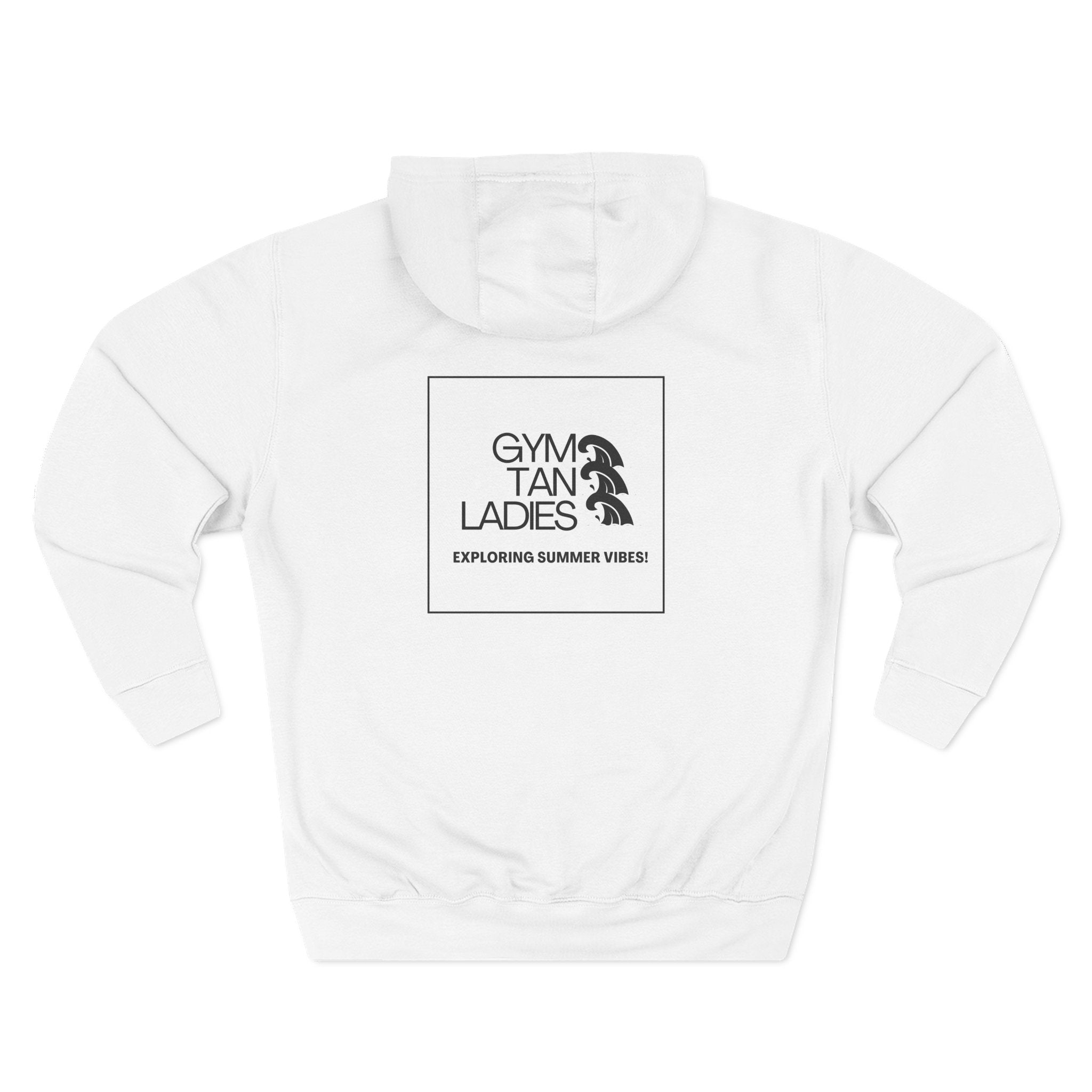Gym Tan Ladies Hoodie — 'Exploring Summer Vibes' Graphic Pullover