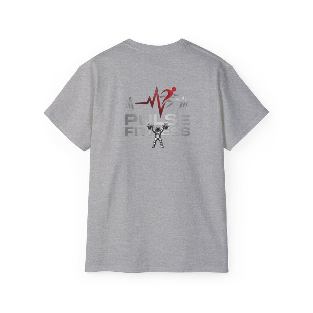 Fitness T‑Shirt — Pulse Fitness Weightlifting Astronaut Graphic Tee
