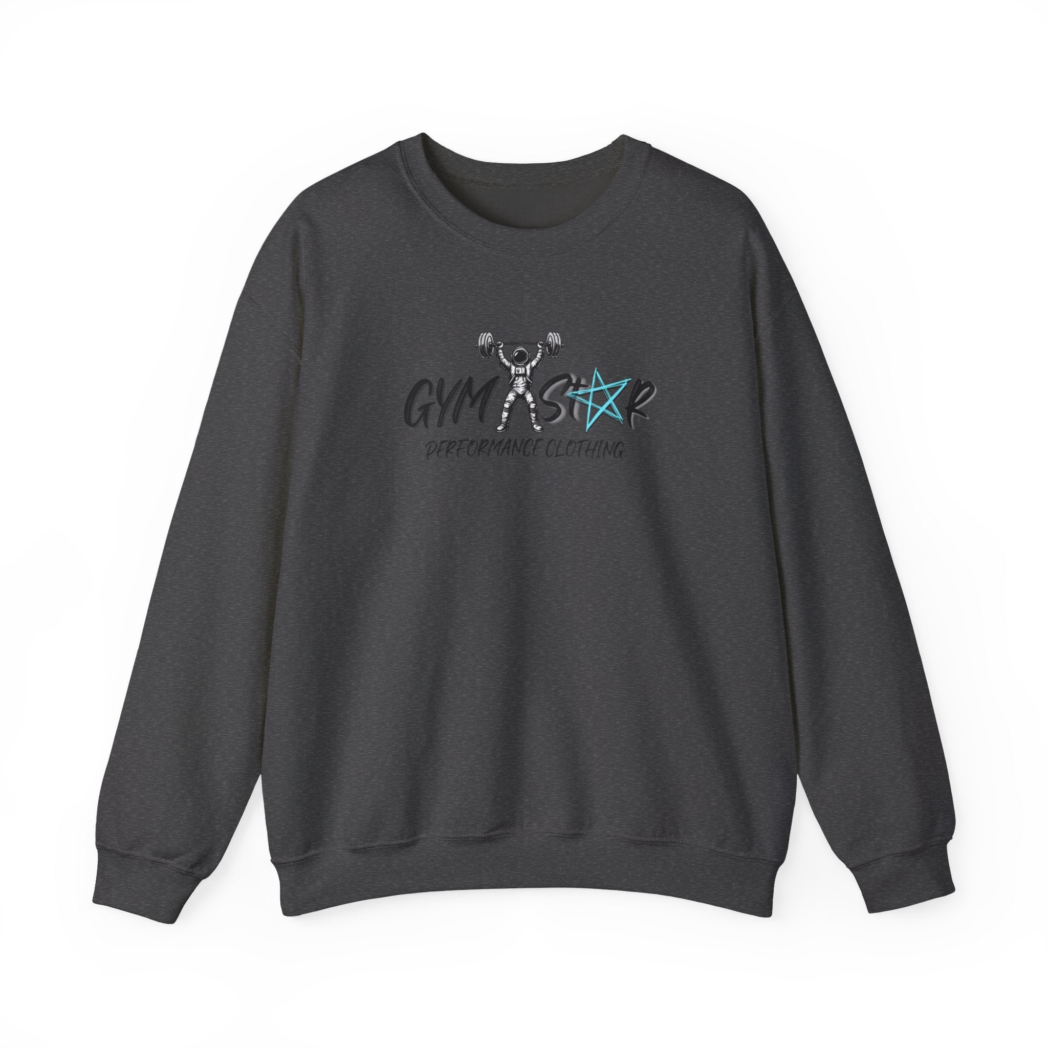 Gym Star Crewneck Sweatshirt – 'Gym Star Performance Clothing' Athletic Pullover