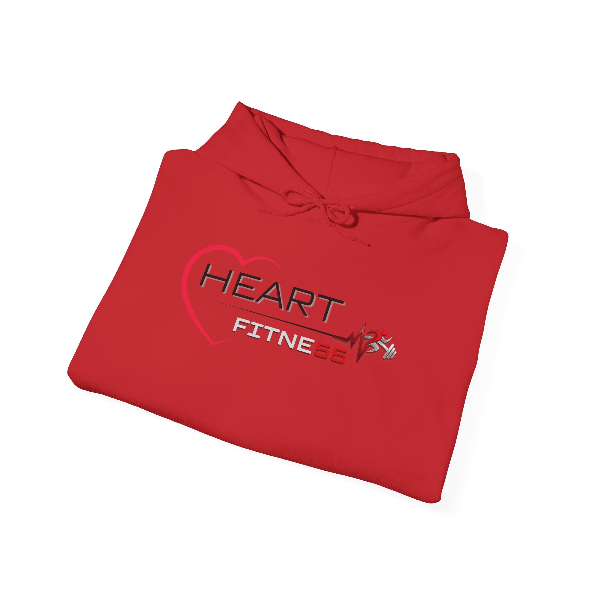 Heart Fitness Hoodie - Women's Heartbeat Gym Sweatshirt