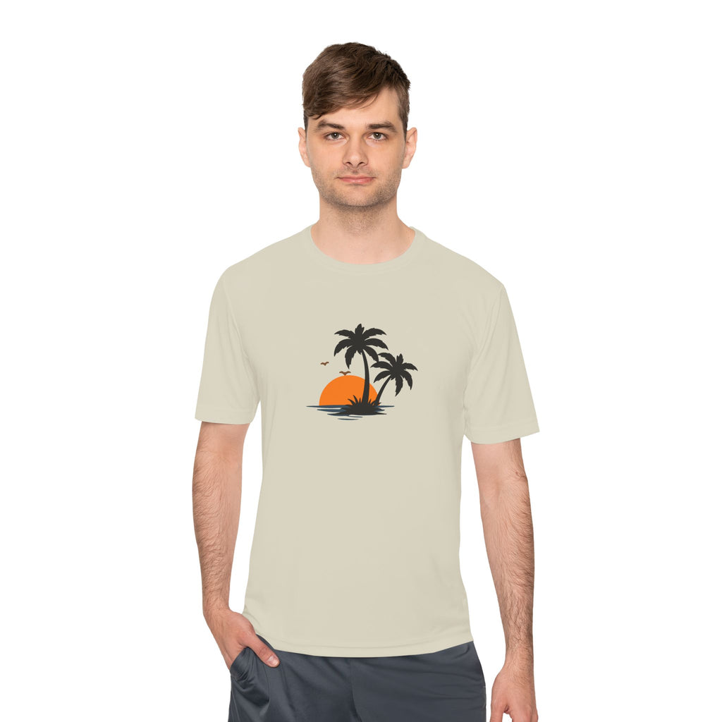 Summer Vibes Palm Tee — "Exploring Summer Vibes" Moisture-Wicking Shirt