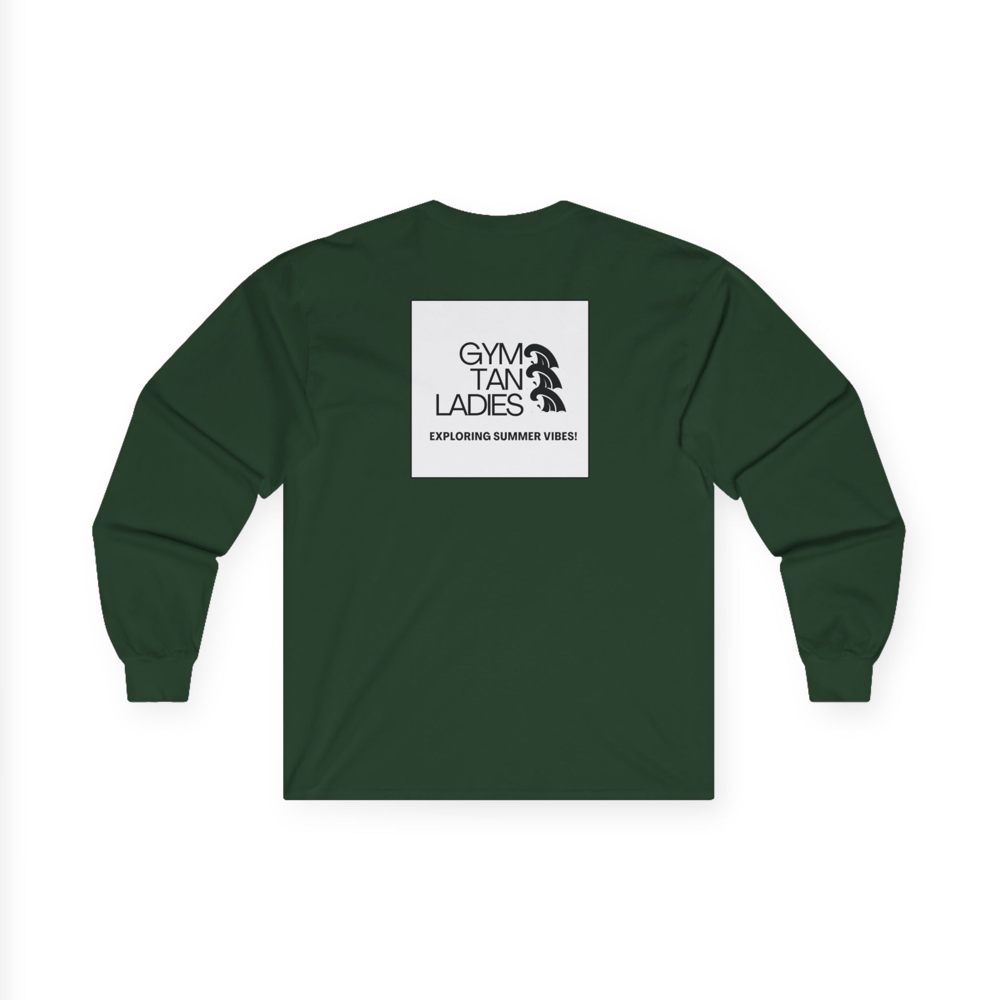 Gym Tan Long Sleeve Tee Logo Fitness Shirt