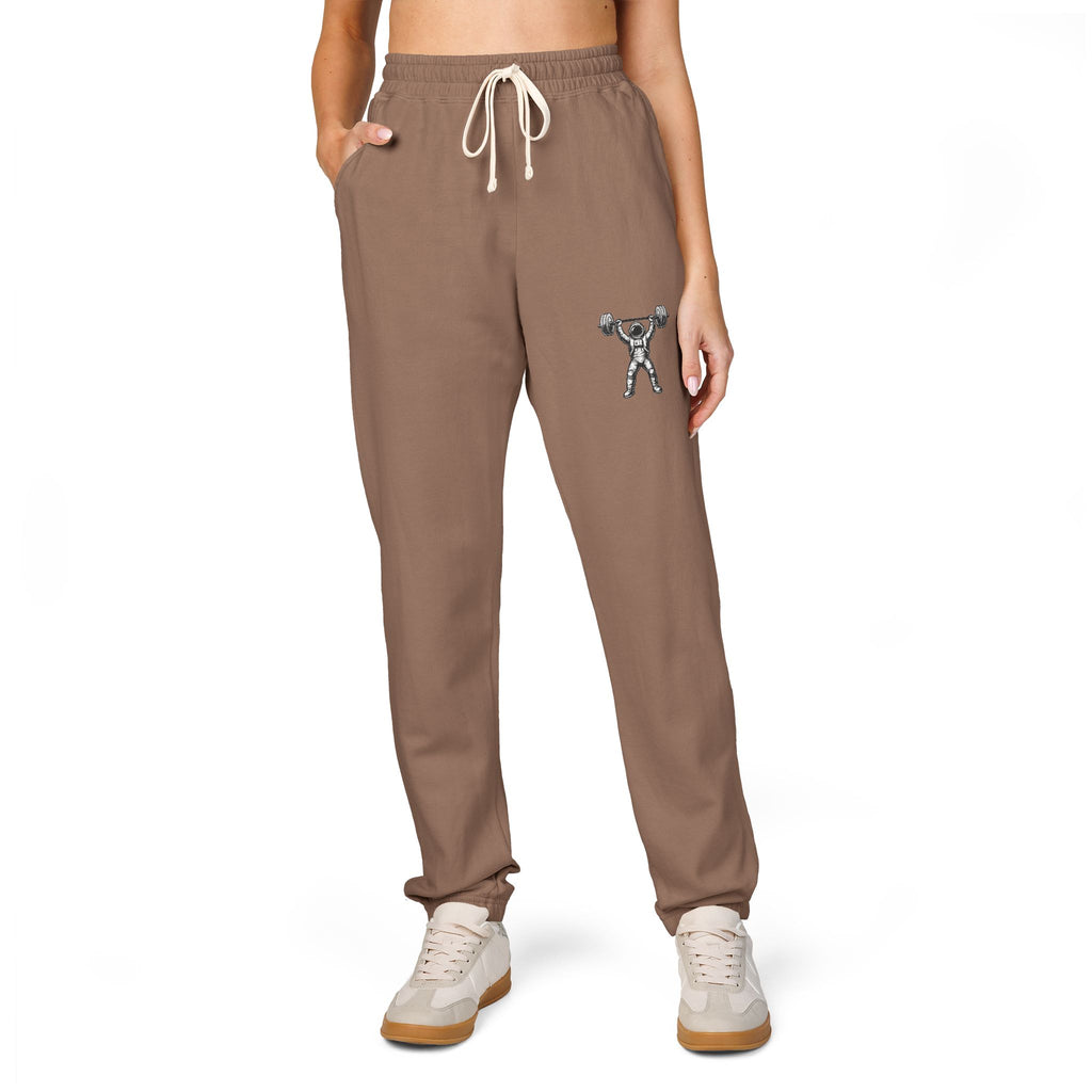 Skull Crossbones Joggers – Garment-Dyed Fleece Sweatpants