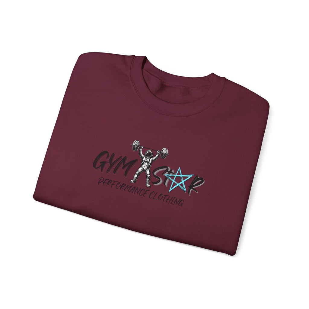 Gym Star Crewneck Sweatshirt – 'Gym Star Performance Clothing' Athletic Pullover