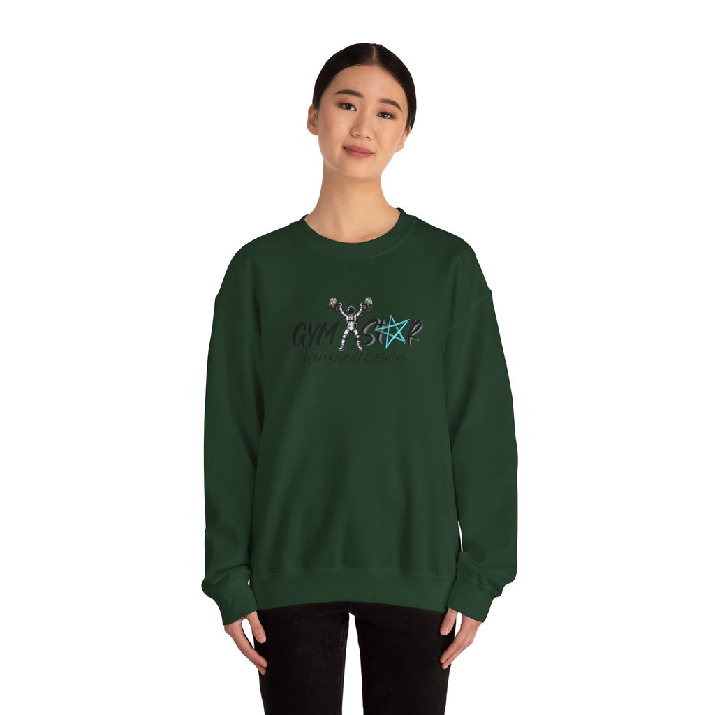Gym Star Crewneck Sweatshirt – 'Gym Star Performance Clothing' Athletic Pullover