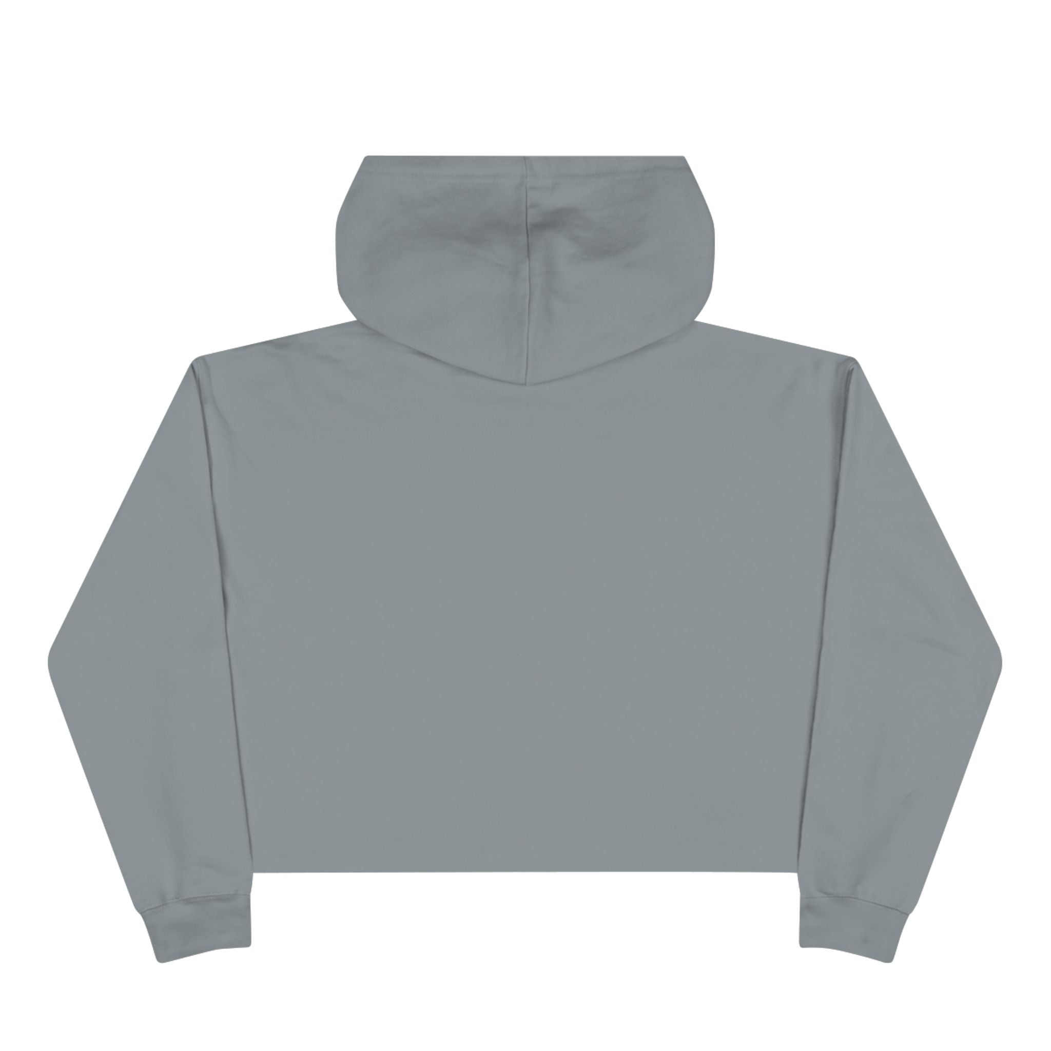 Pulse Fitness Crop Hoodie — Women's Gym Cropped Hoodie with Heartbeat Barbell Logo